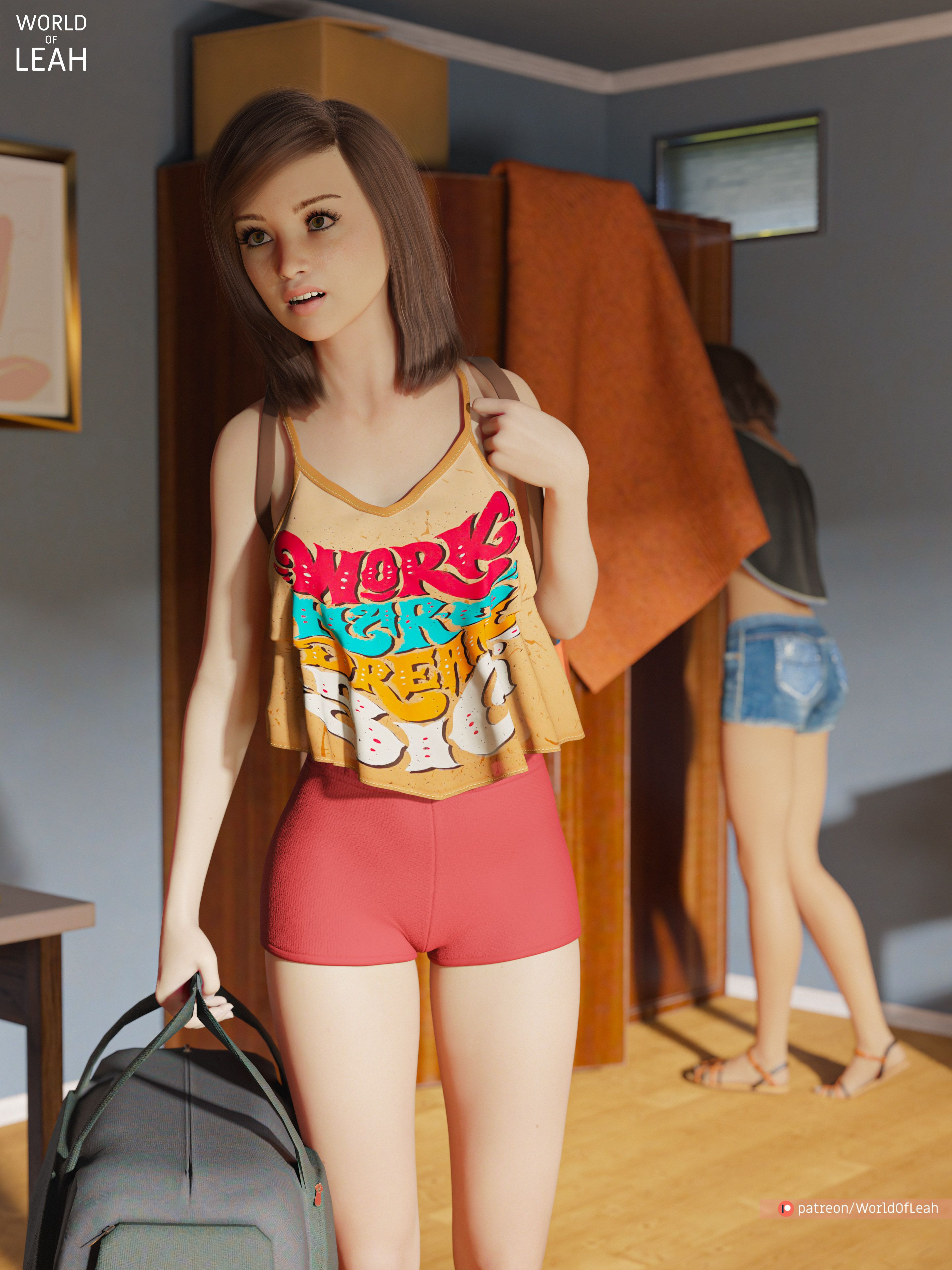 World Of Leah 8.2 . Roadtrip with Benefits 1 - Textless - [World Of Leah] – page 3