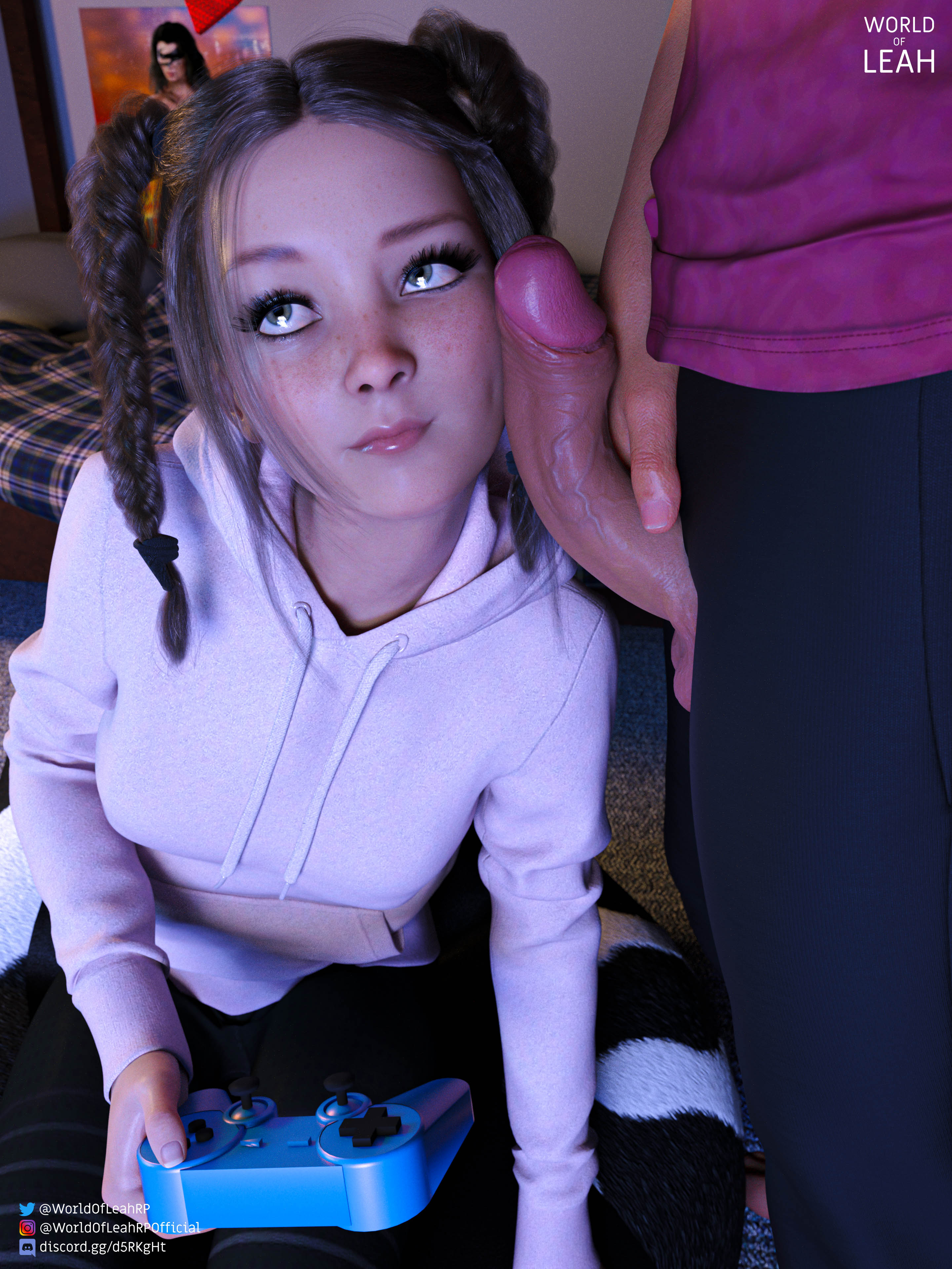 World Of Leah 4 . Game Night With Melanie - [World Of Leah] – page 7