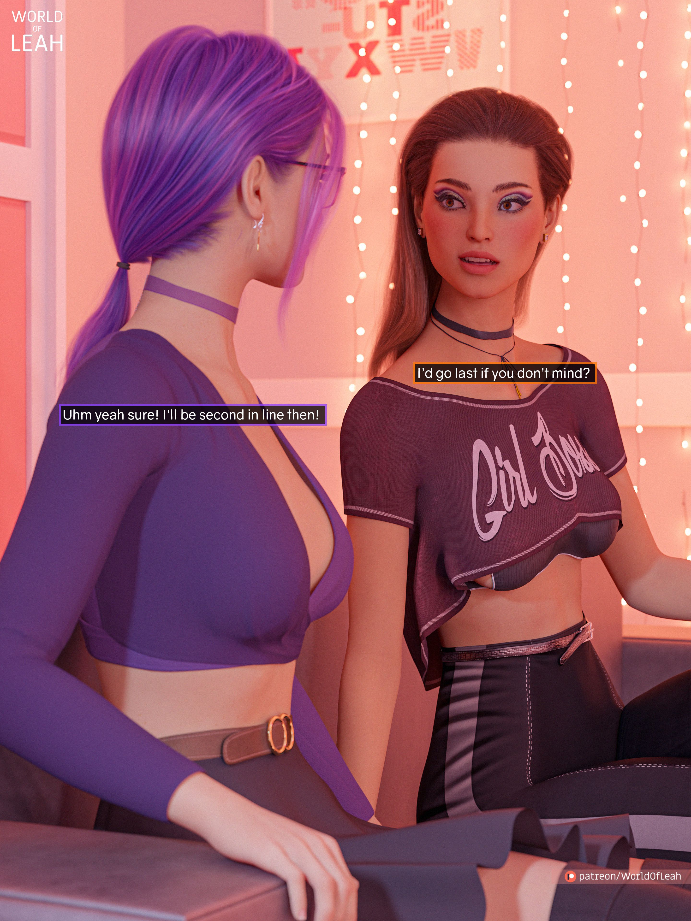 World Of Leah 3.10.1 . The Penis Games - Part 1 - [World Of Leah] – page 24