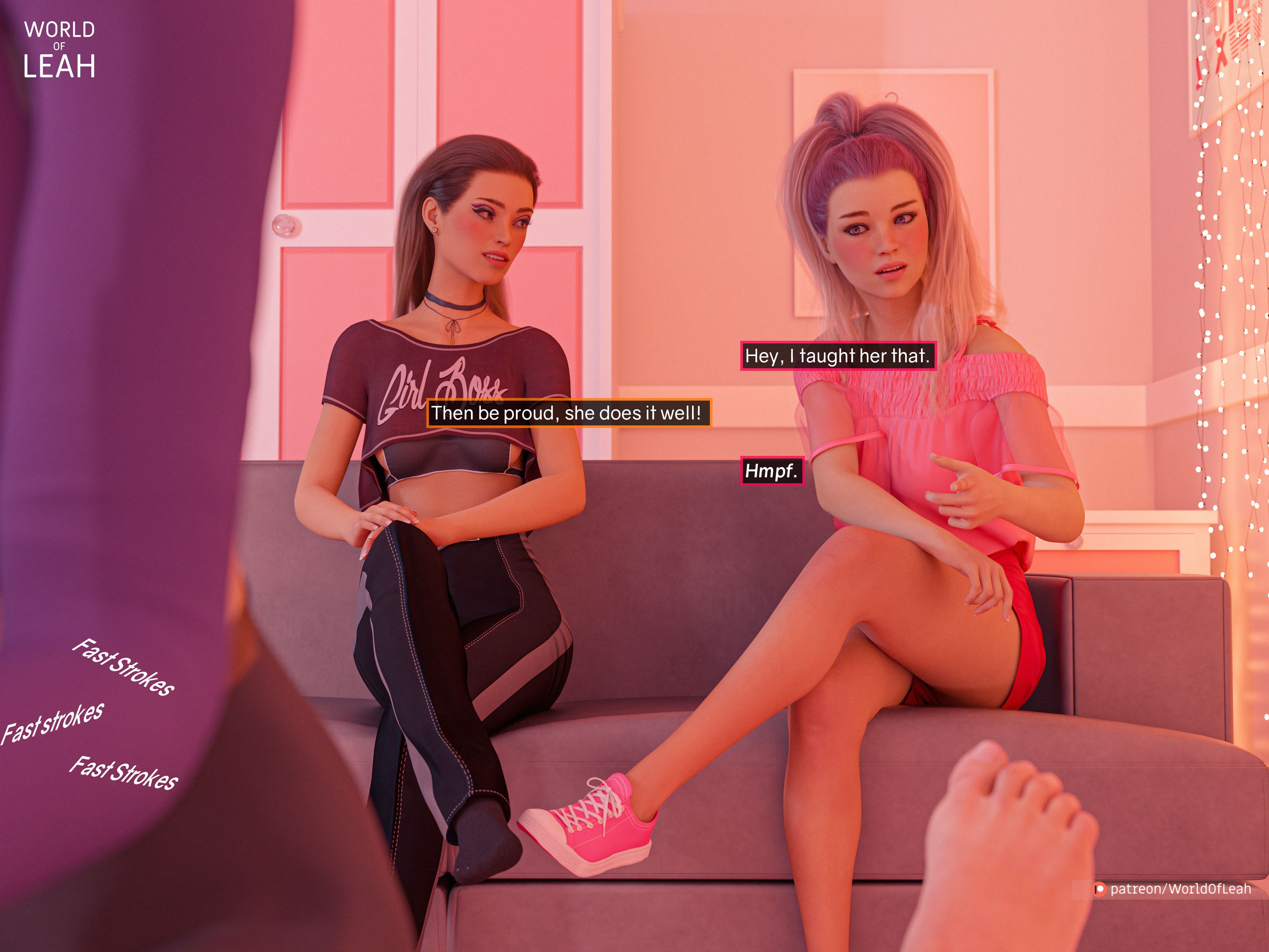 World Of Leah 3.10.1 . The Penis Games - Part 1 - [World Of Leah] – page 37