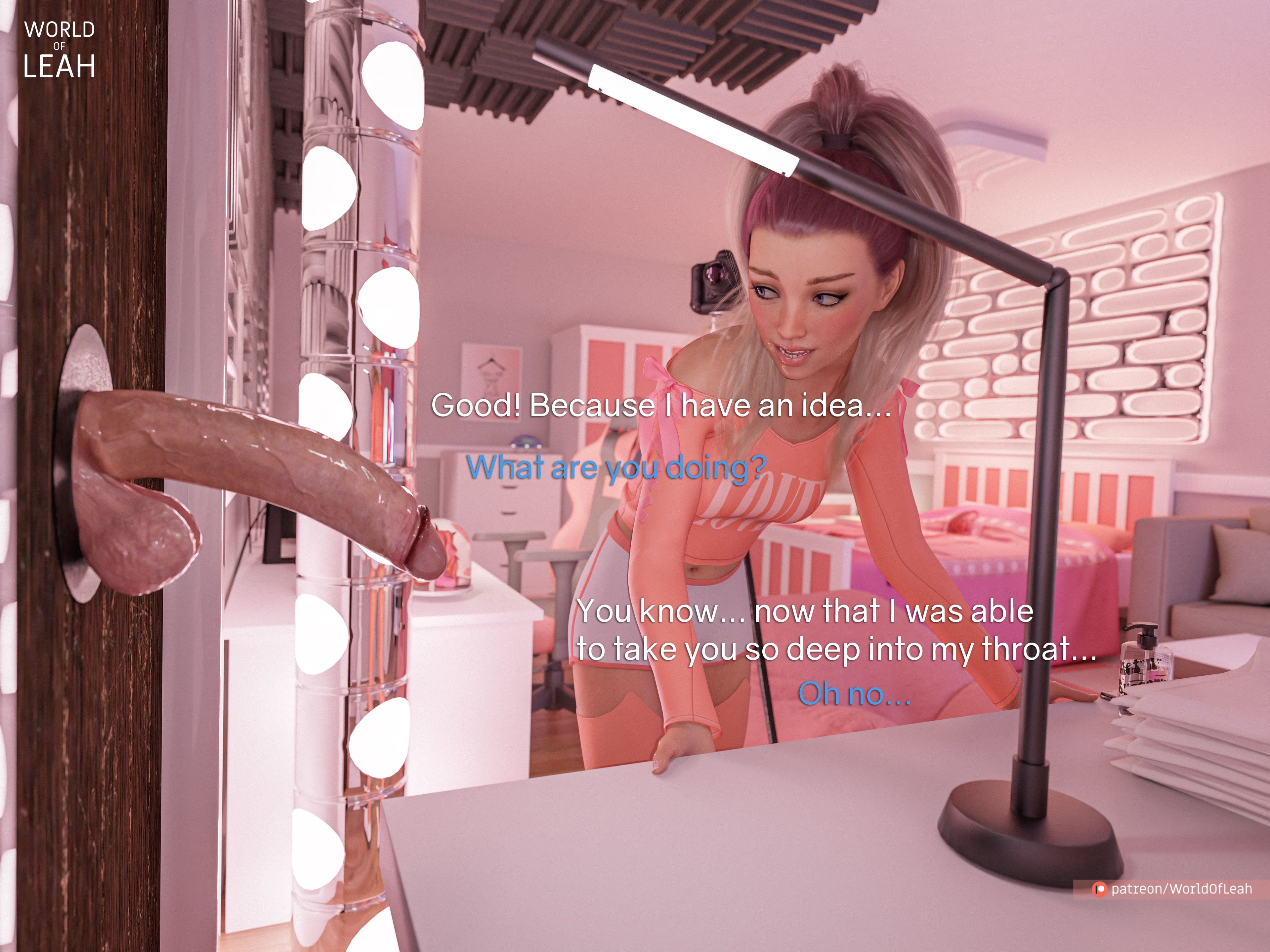 World Of Leah 7.1 . Huge Cocks Cum First - [World Of Leah] – page 26