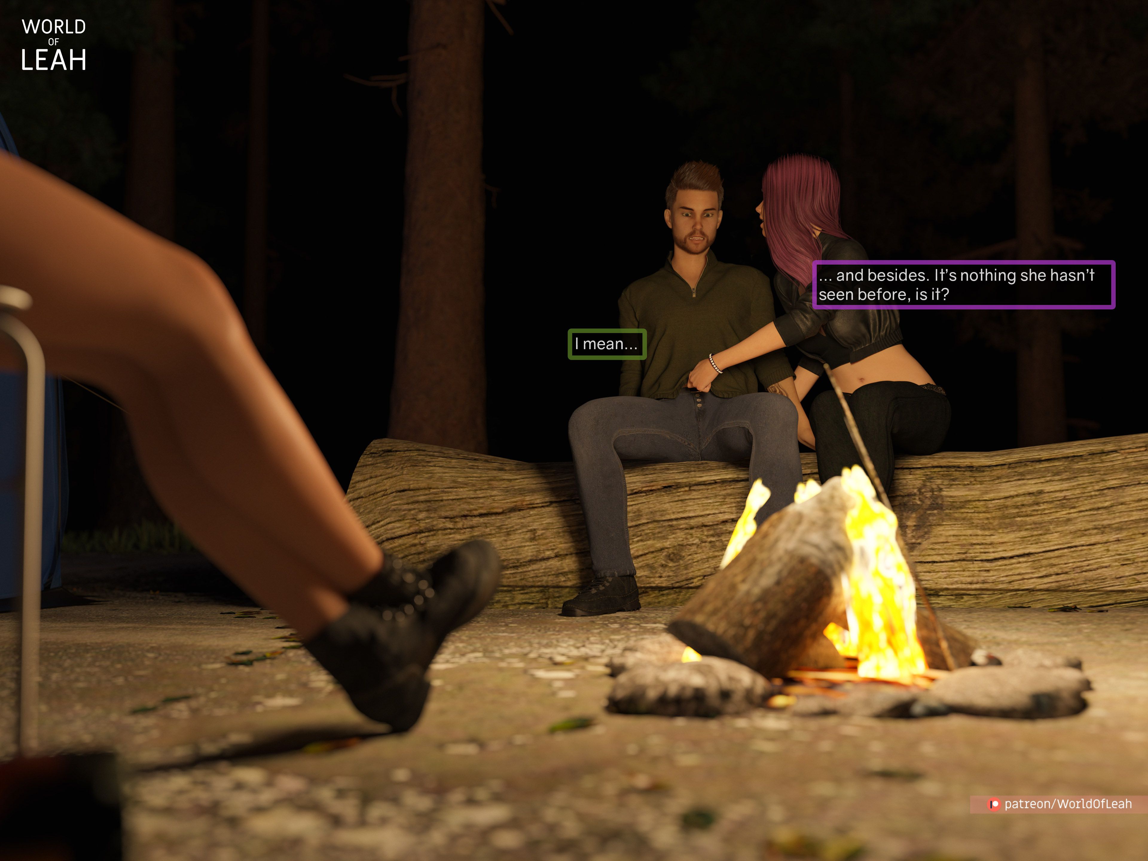 World Of Leah 3.1 . Lewd Camping - [World Of Leah] – page 7