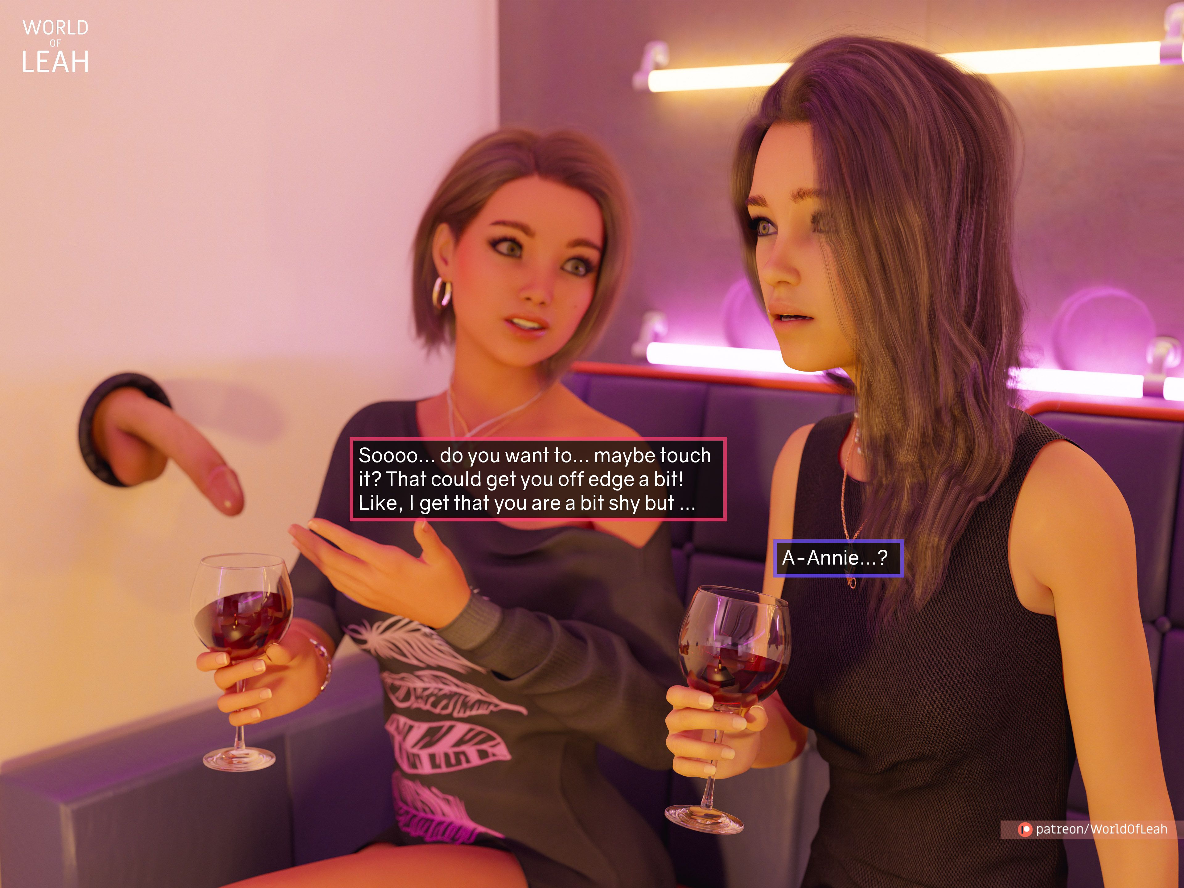 World Of Leah 5.1 . Gloryhole Night - [World Of Leah] – page 12