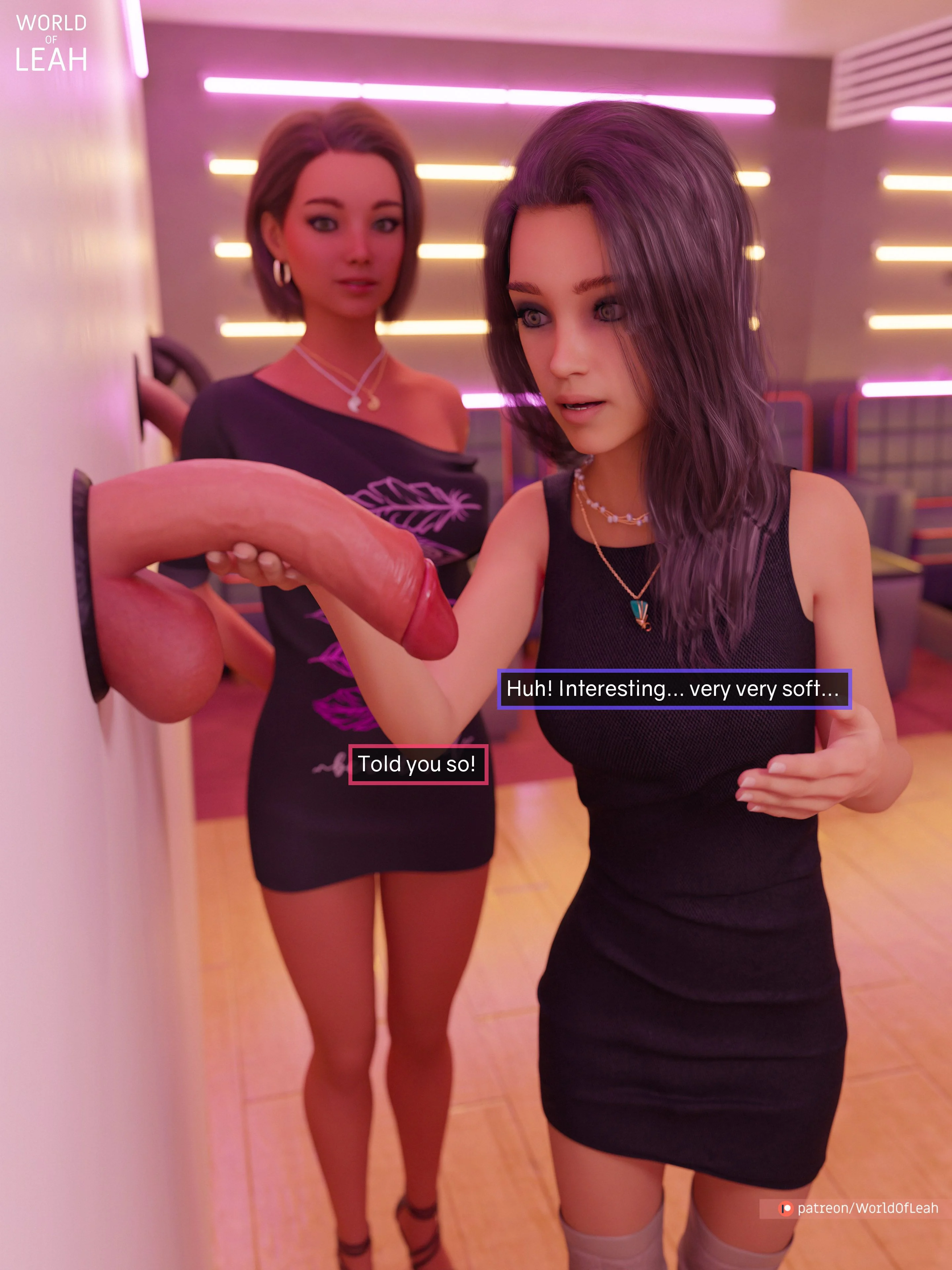 World Of Leah 5.1 . Gloryhole Night - [World Of Leah] – page 31