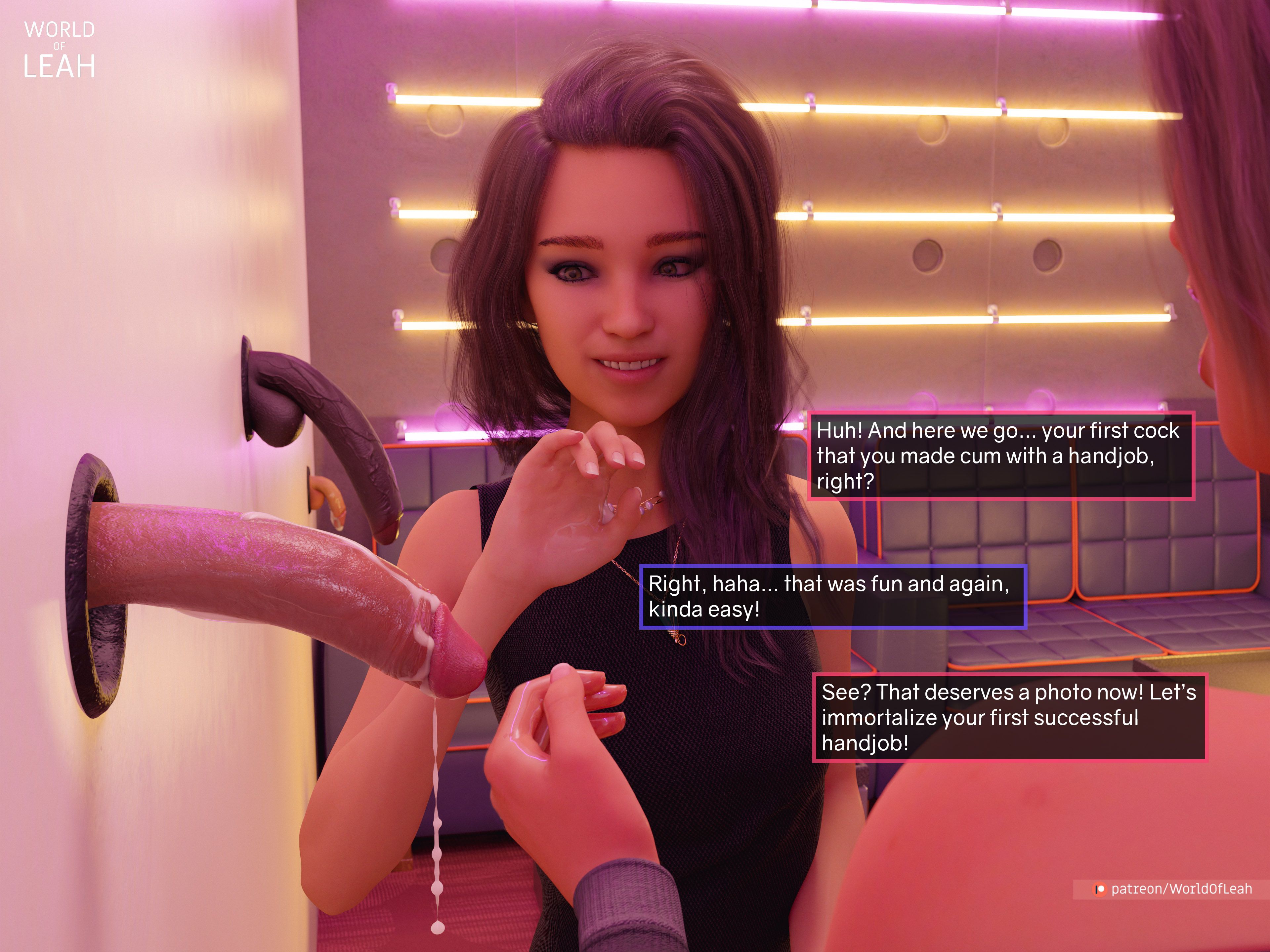 World Of Leah 5.1 . Gloryhole Night - [World Of Leah] – page 71