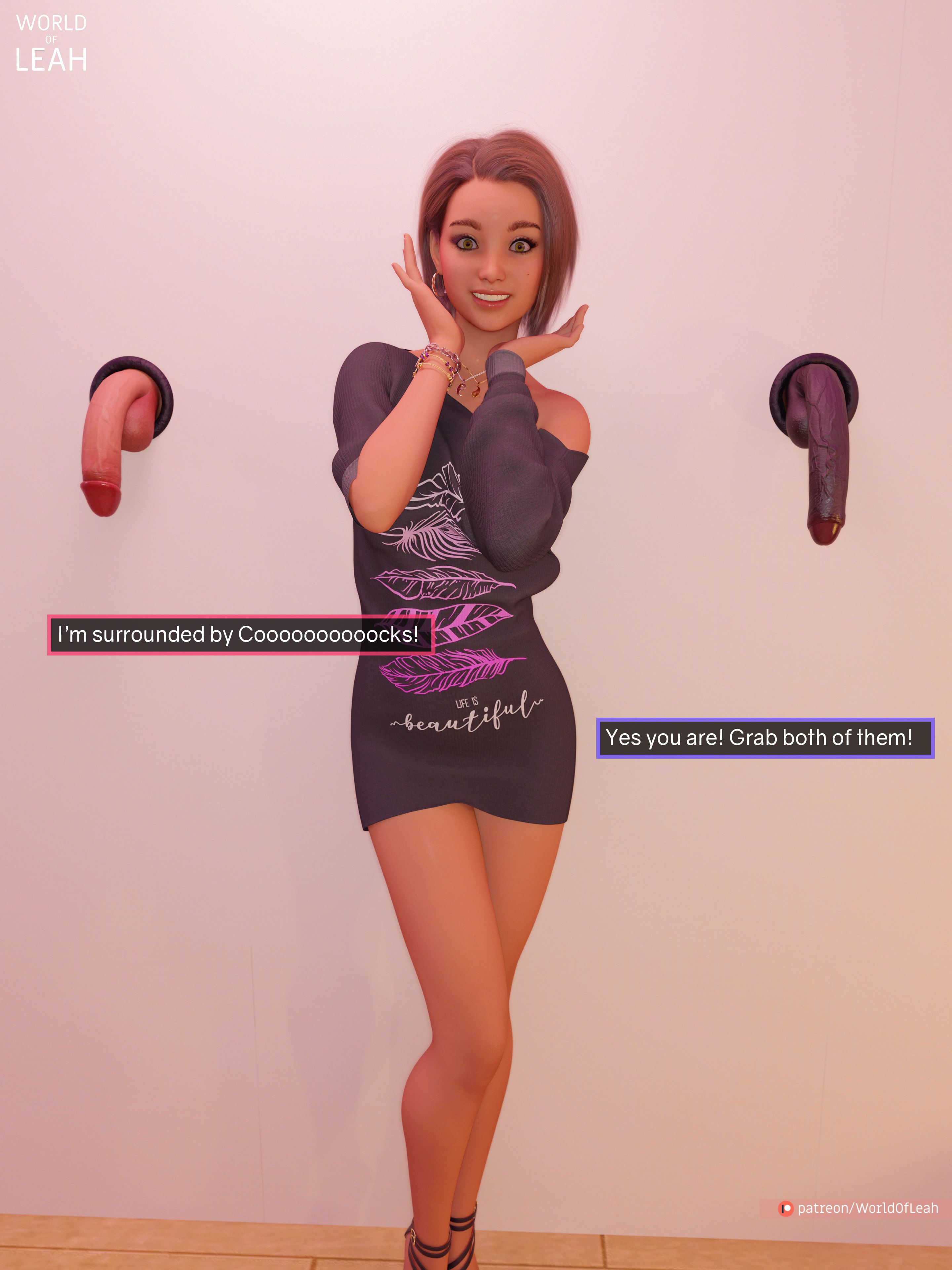World Of Leah 5.1 . Gloryhole Night - [World Of Leah] – page 78
