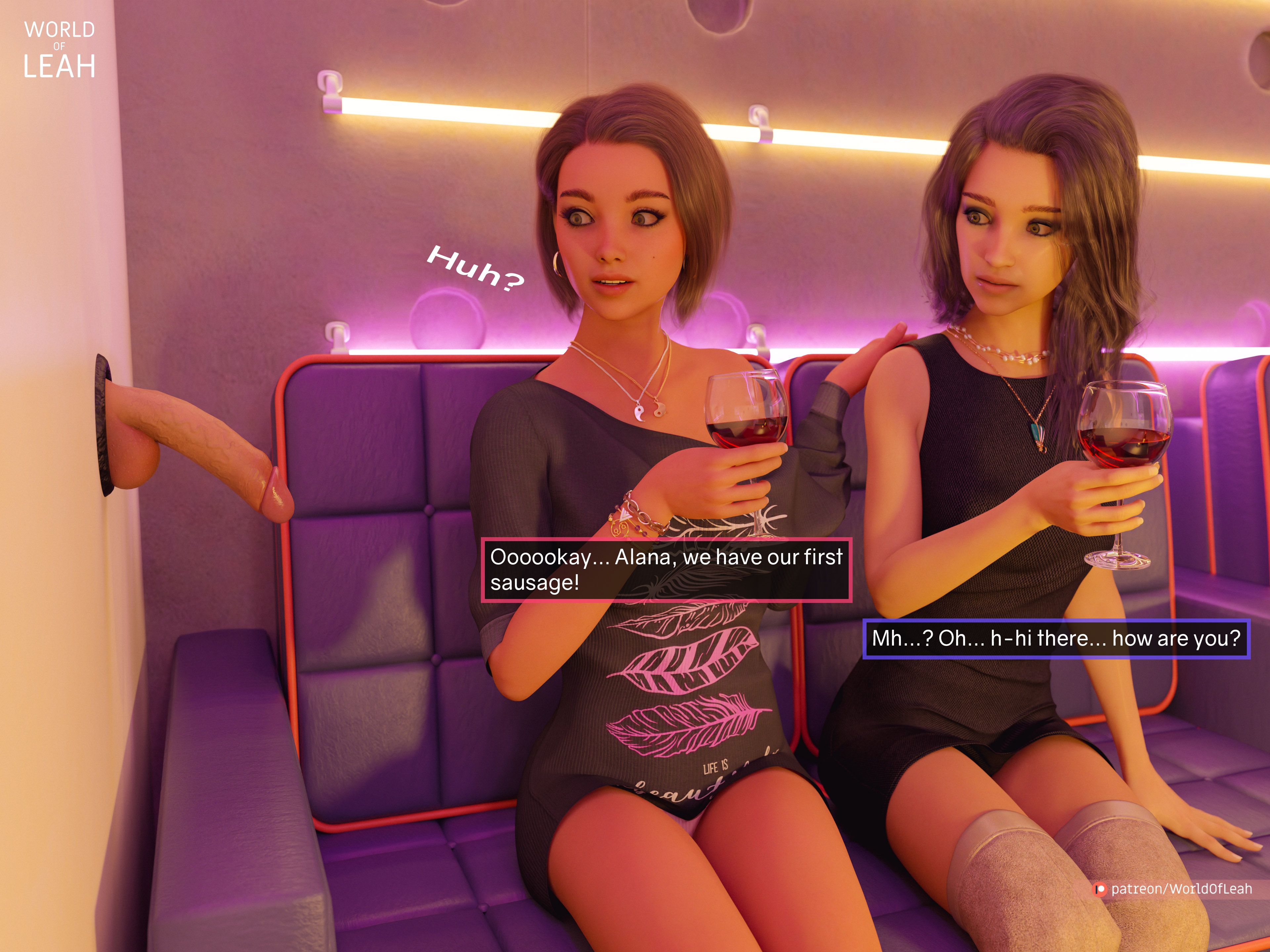 World Of Leah 5.1 . Gloryhole Night - [World Of Leah] – page 8
