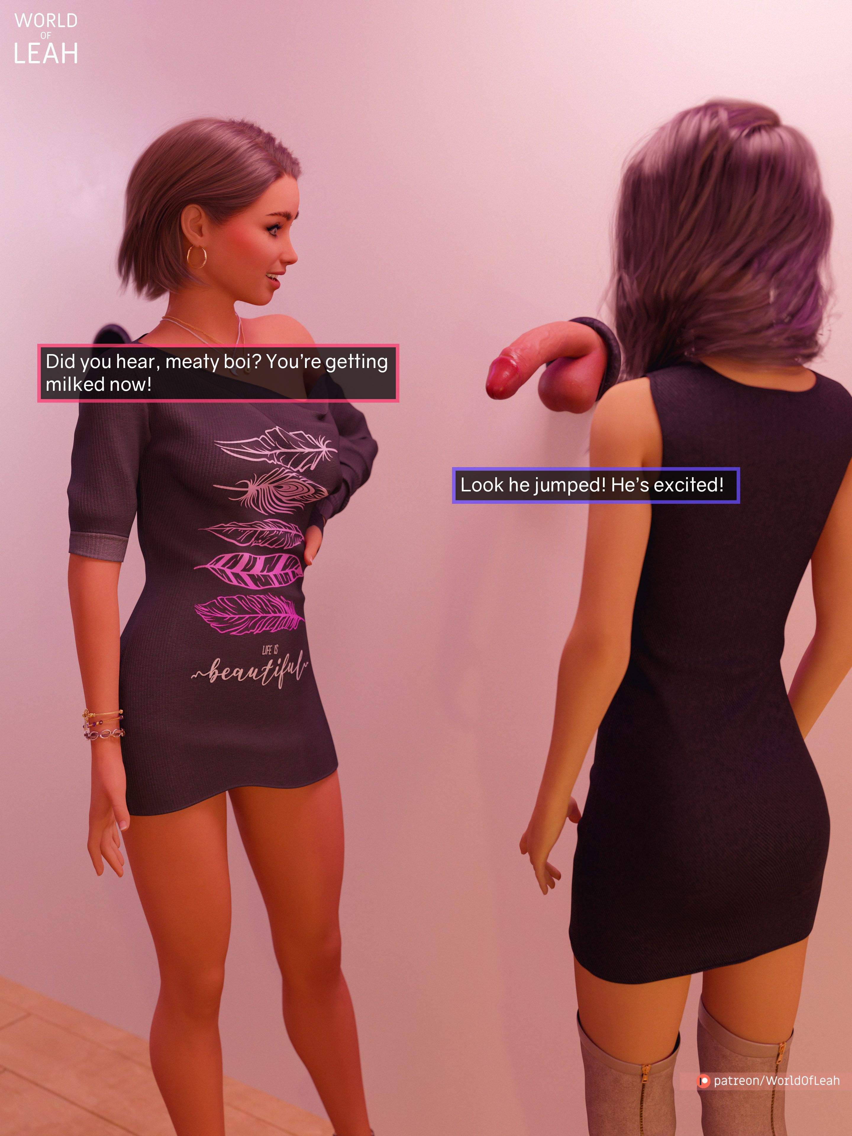 World Of Leah 5.1 . Gloryhole Night - [World Of Leah] – page 81