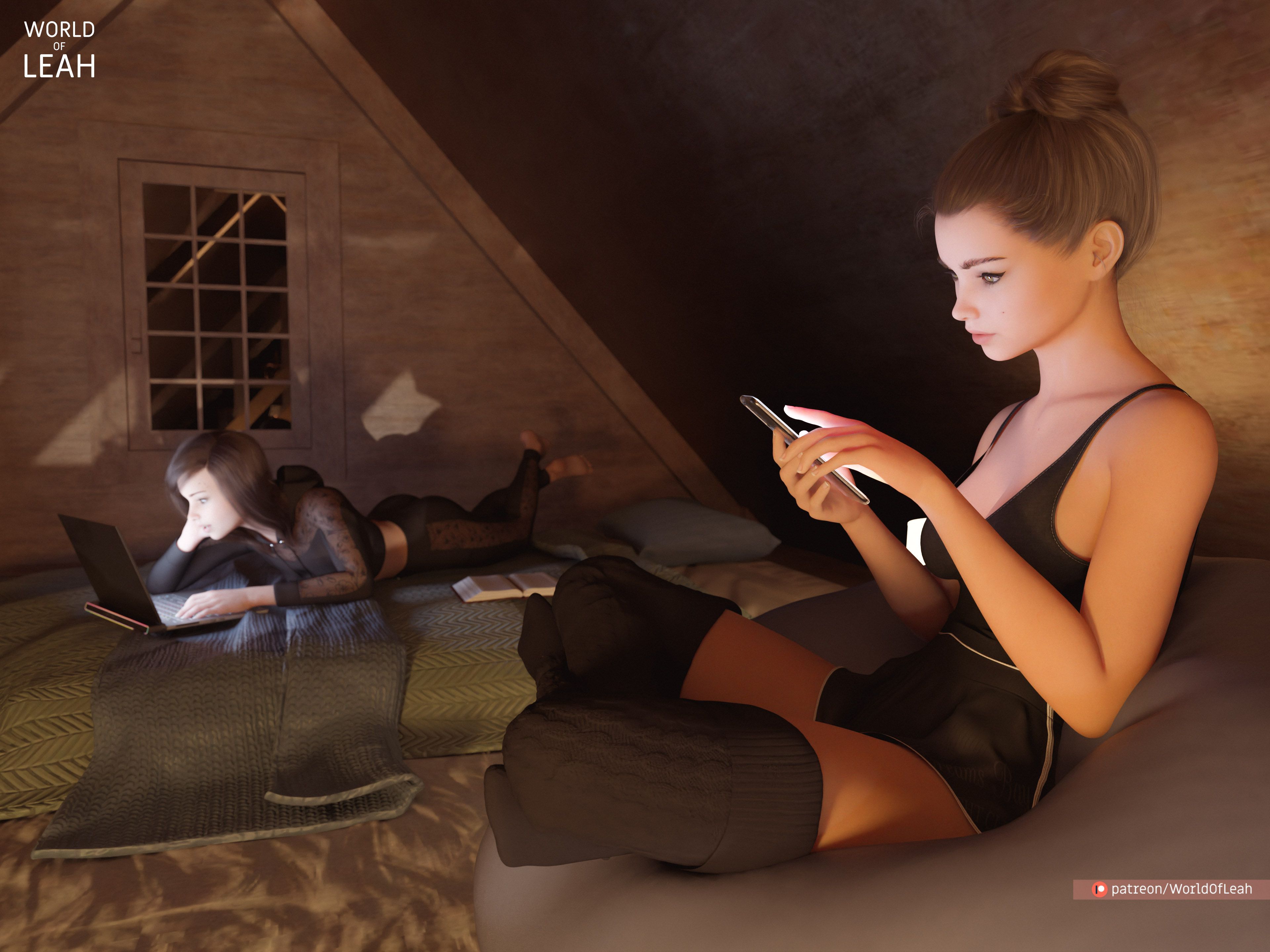 World Of Leah 2.2 . Roadtrip with Benefits 2 - Textless - [World Of Leah] – page 1