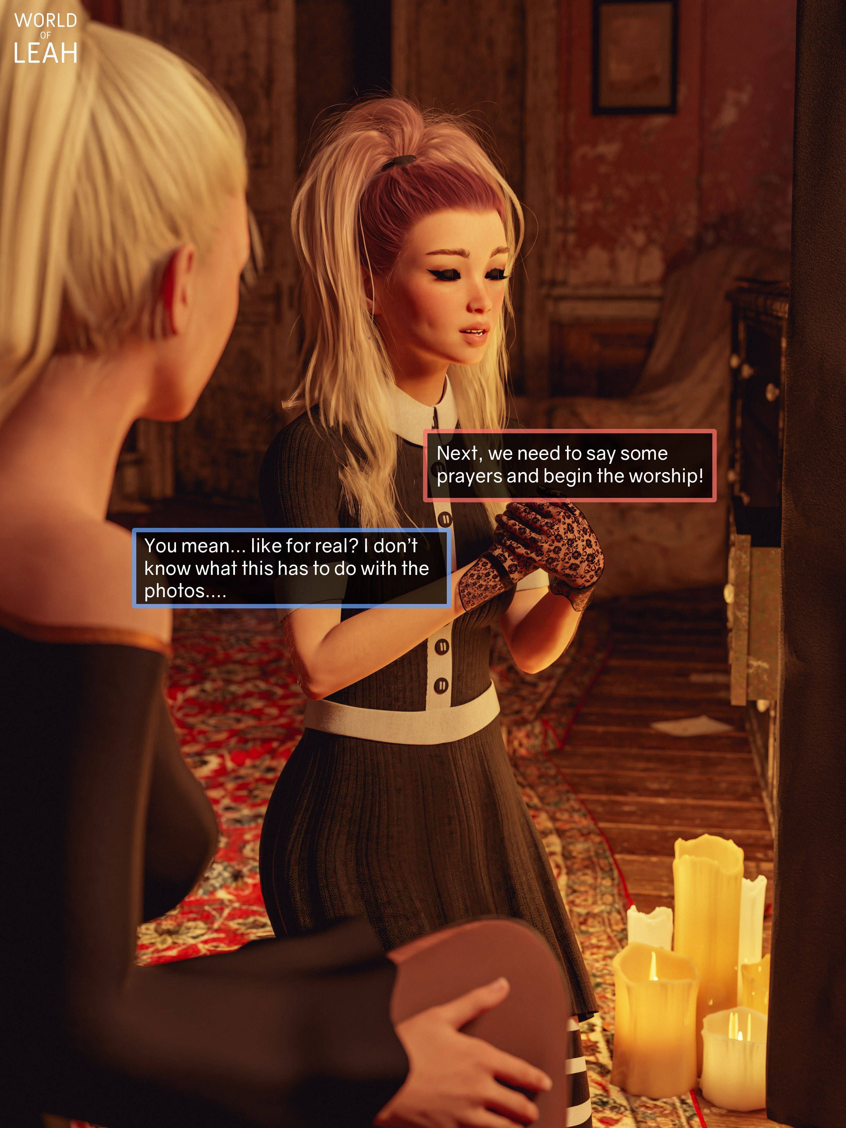 World Of Leah 3.1 . Cock Worship Lessons - [World Of Leah] – page 8
