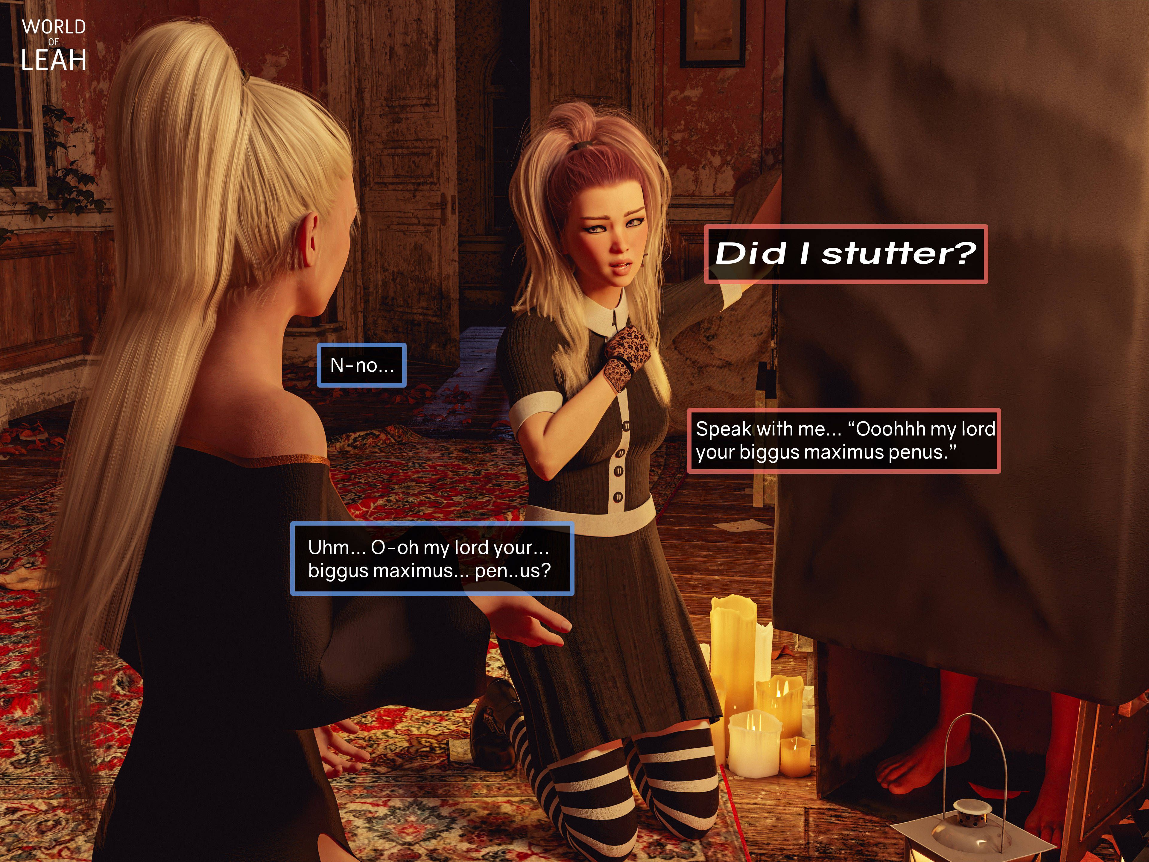 World Of Leah 3.1 . Cock Worship Lessons - [World Of Leah] – page 9