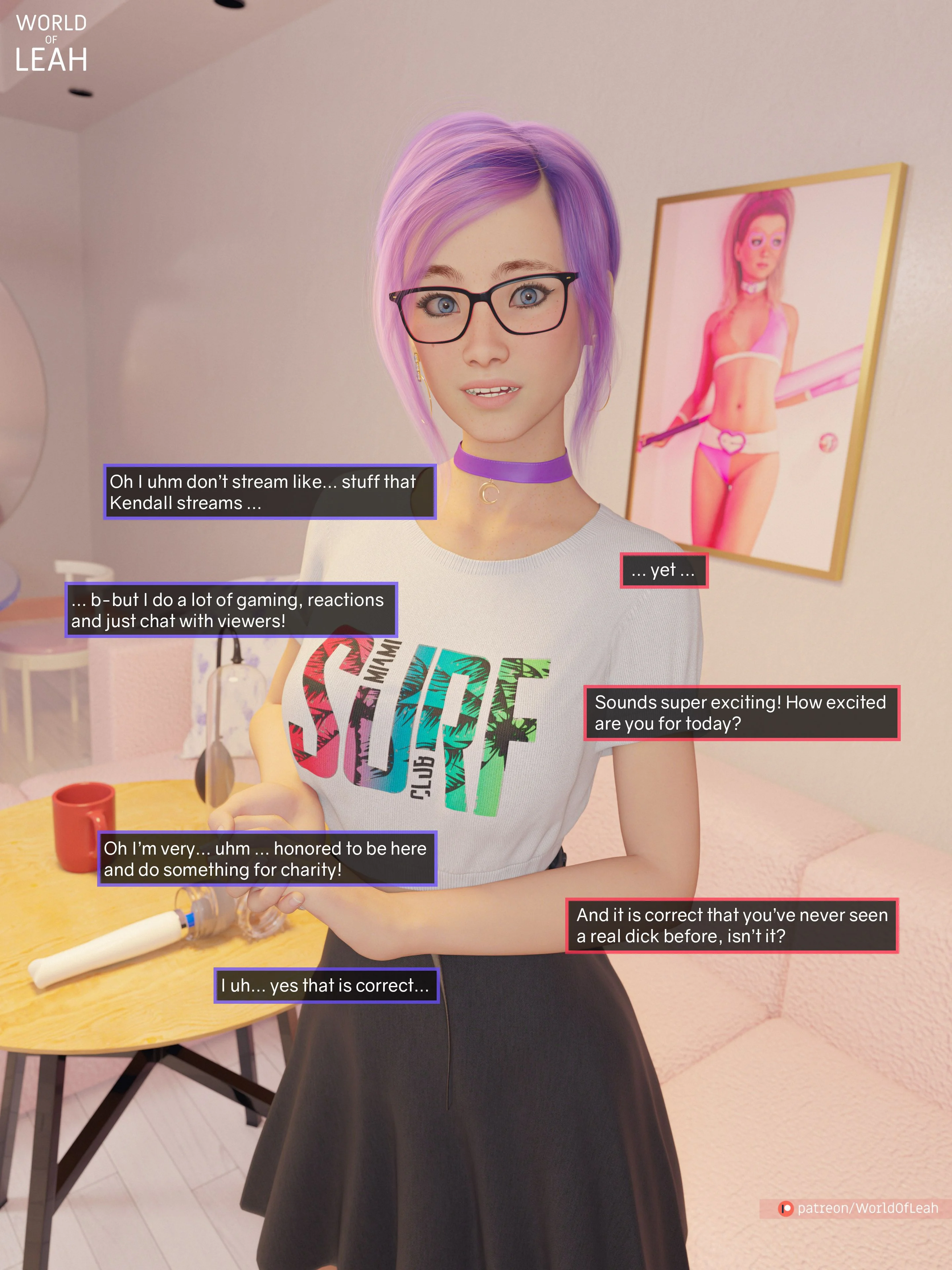 World Of Leah 7.1 . Edged Cocks Cum Harder - [World Of Leah] – page 5