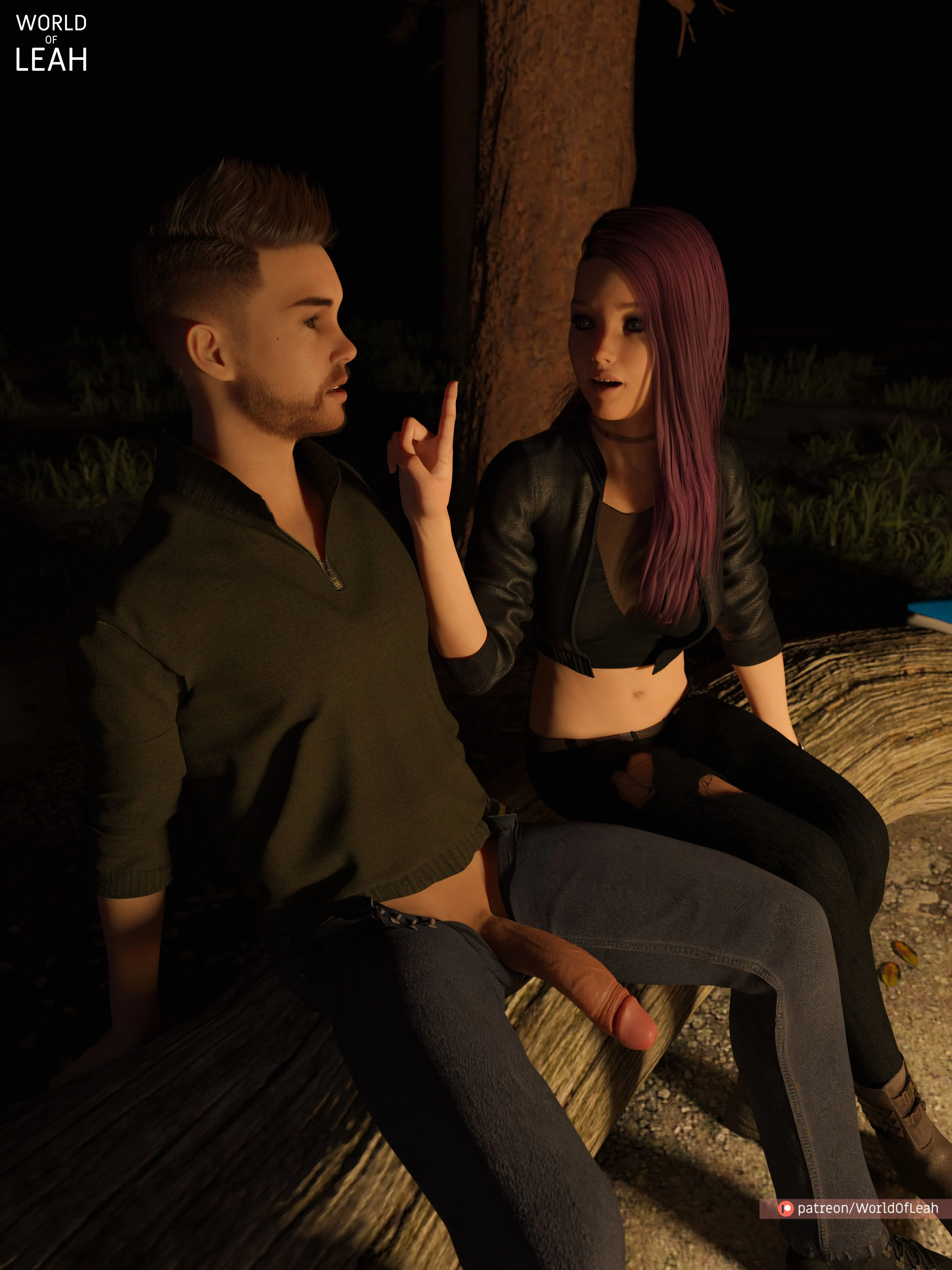 World Of Leah 3.2 . Lewd Camping - Textless - [World Of Leah] – page 11
