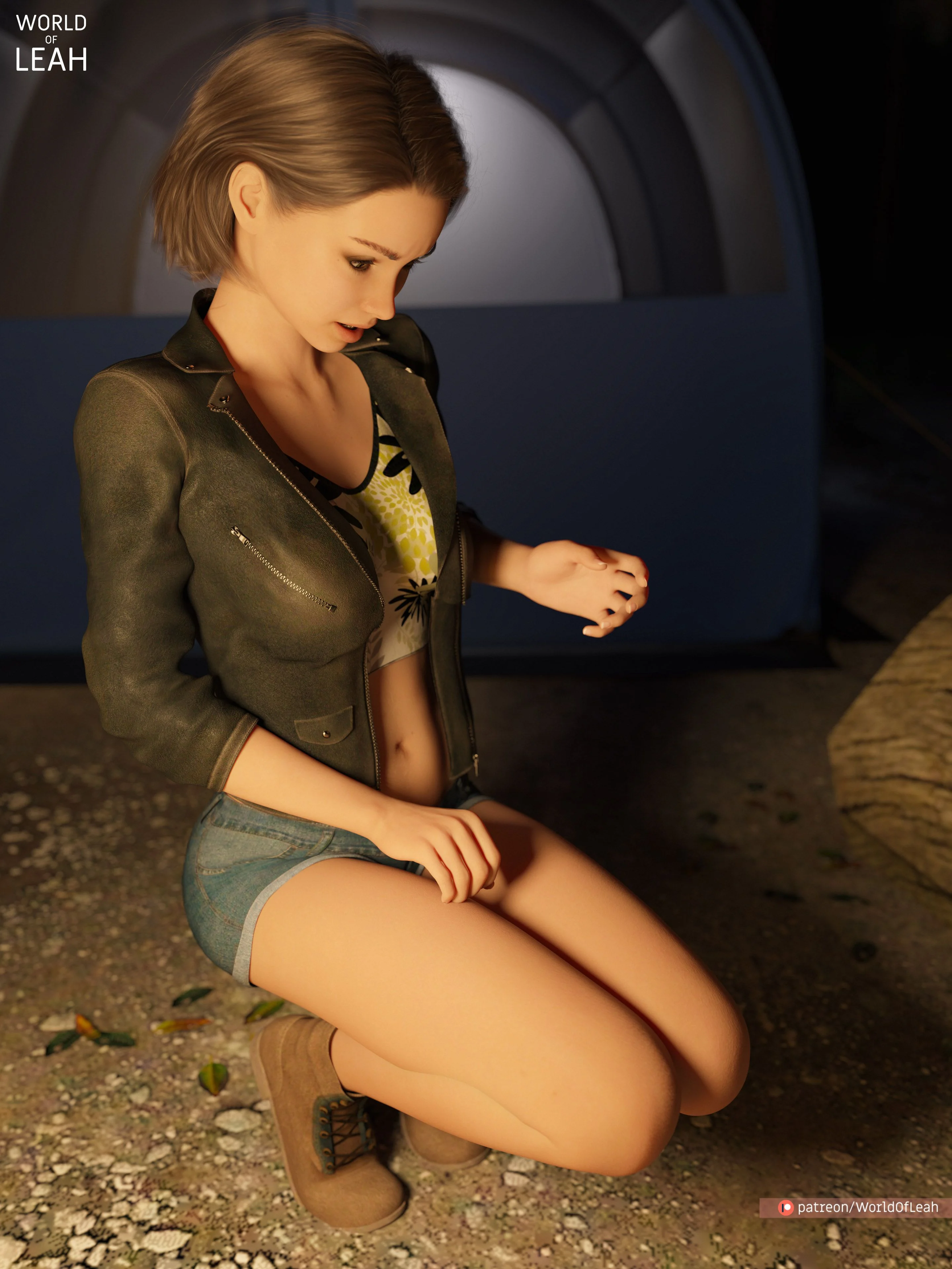 World Of Leah 3.2 . Lewd Camping - Textless - [World Of Leah] – page 22