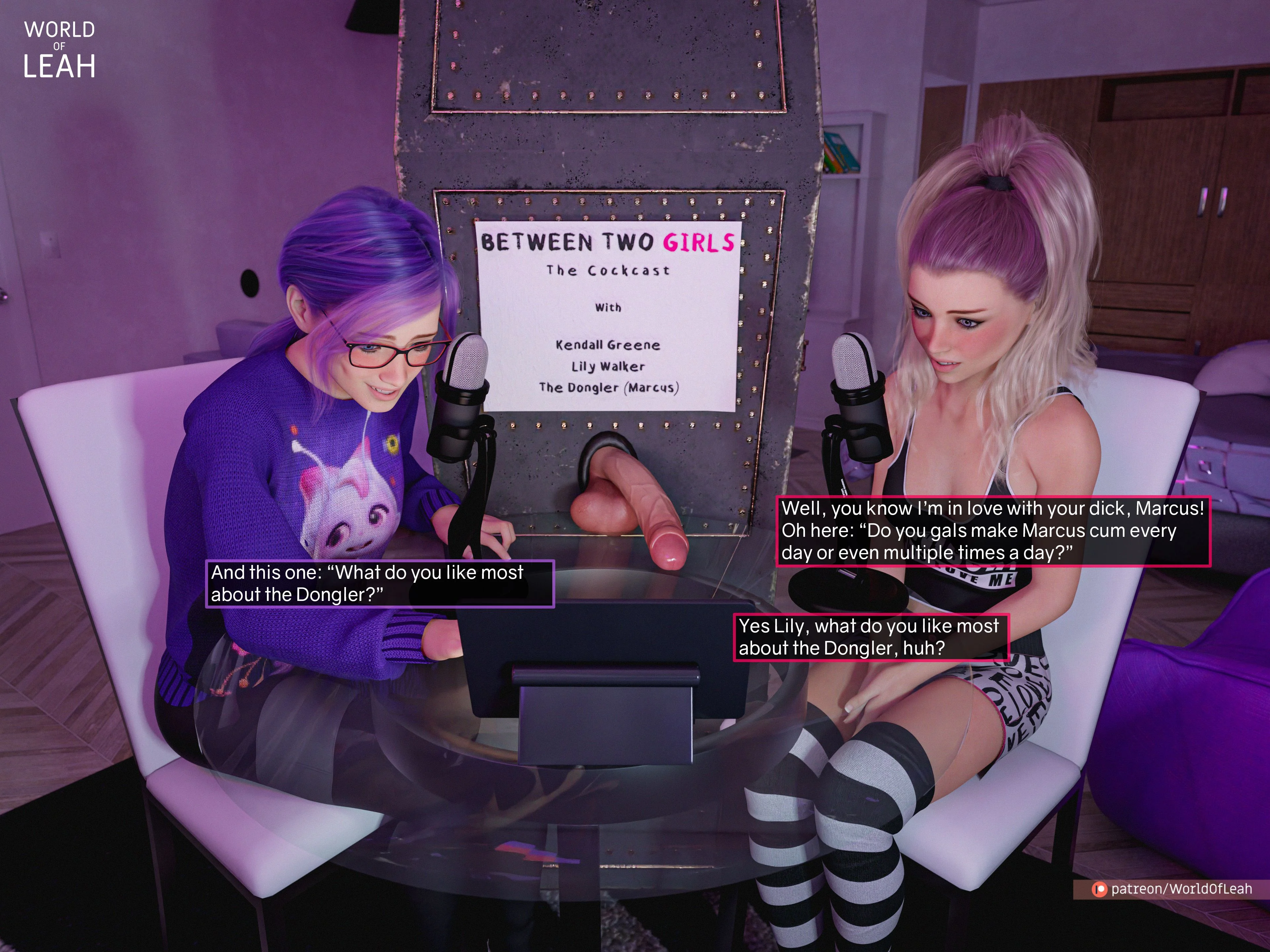 World Of Leah 3.6 . Between Two Girls - Episode 01 - [World Of Leah] – page 12