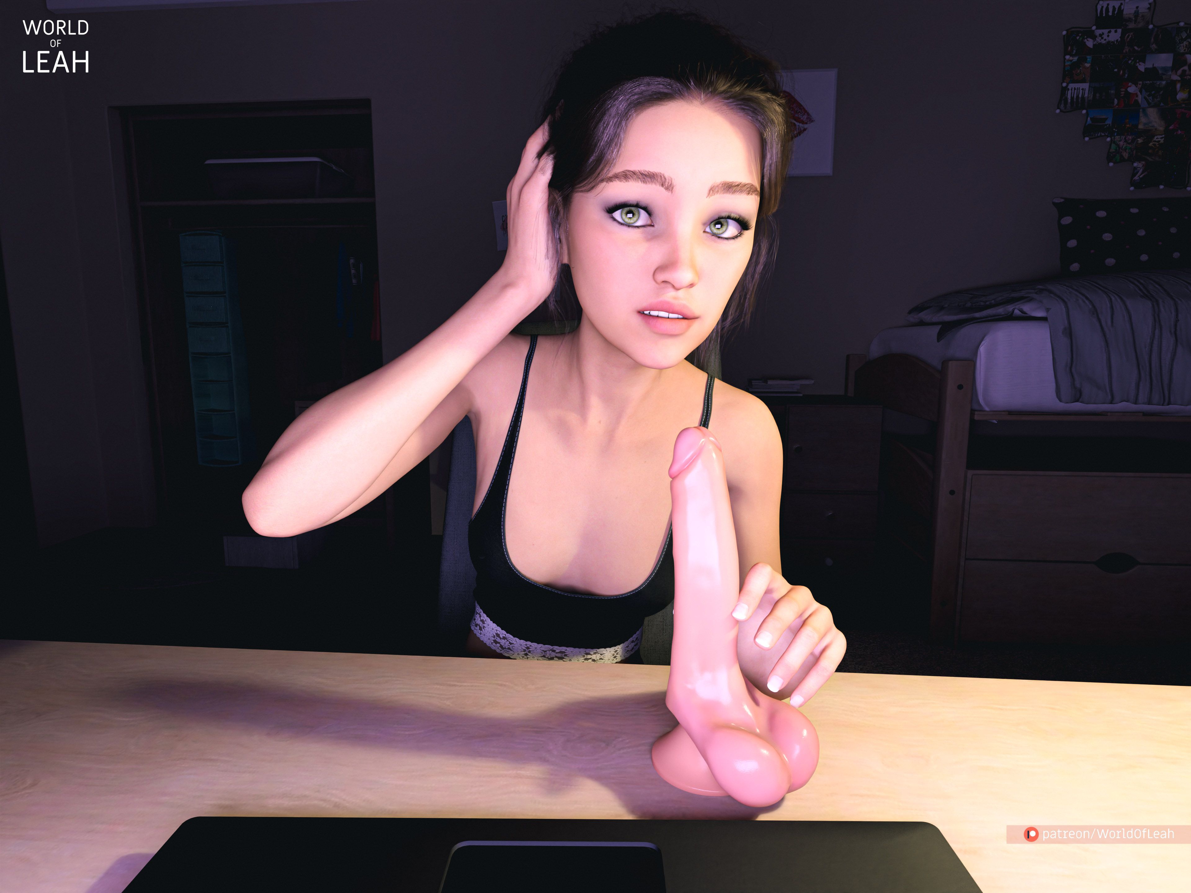 World Of Leah 1.2 . How To Please Cock - Alana's Cam - [World Of Leah] – page 14