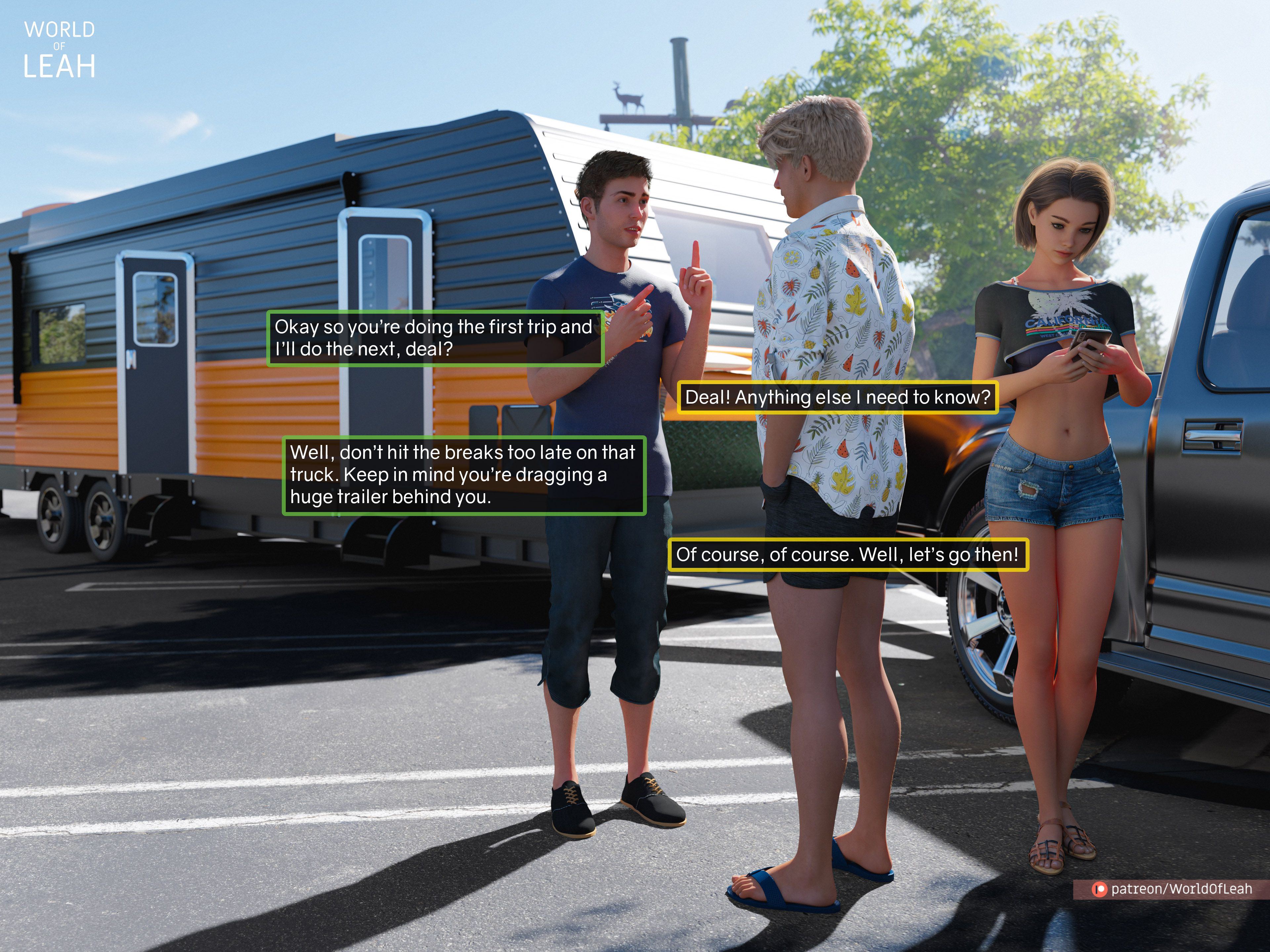 World Of Leah 8.1 . Roadtrip with Benefits 1 - [World Of Leah] – page 13