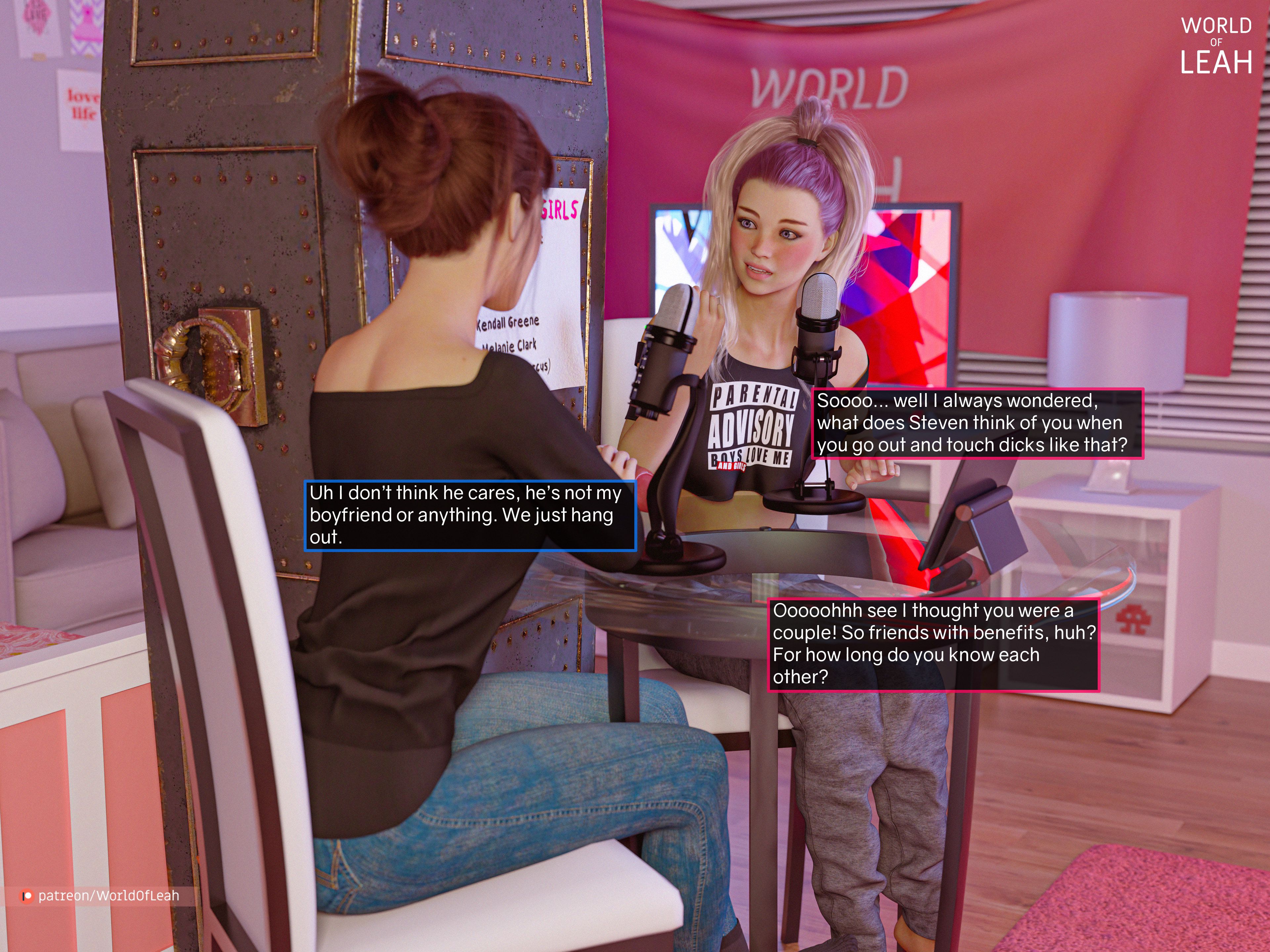 World Of Leah 3.9 . Between Two Girls - Episode 02 - [World Of Leah] – page 12