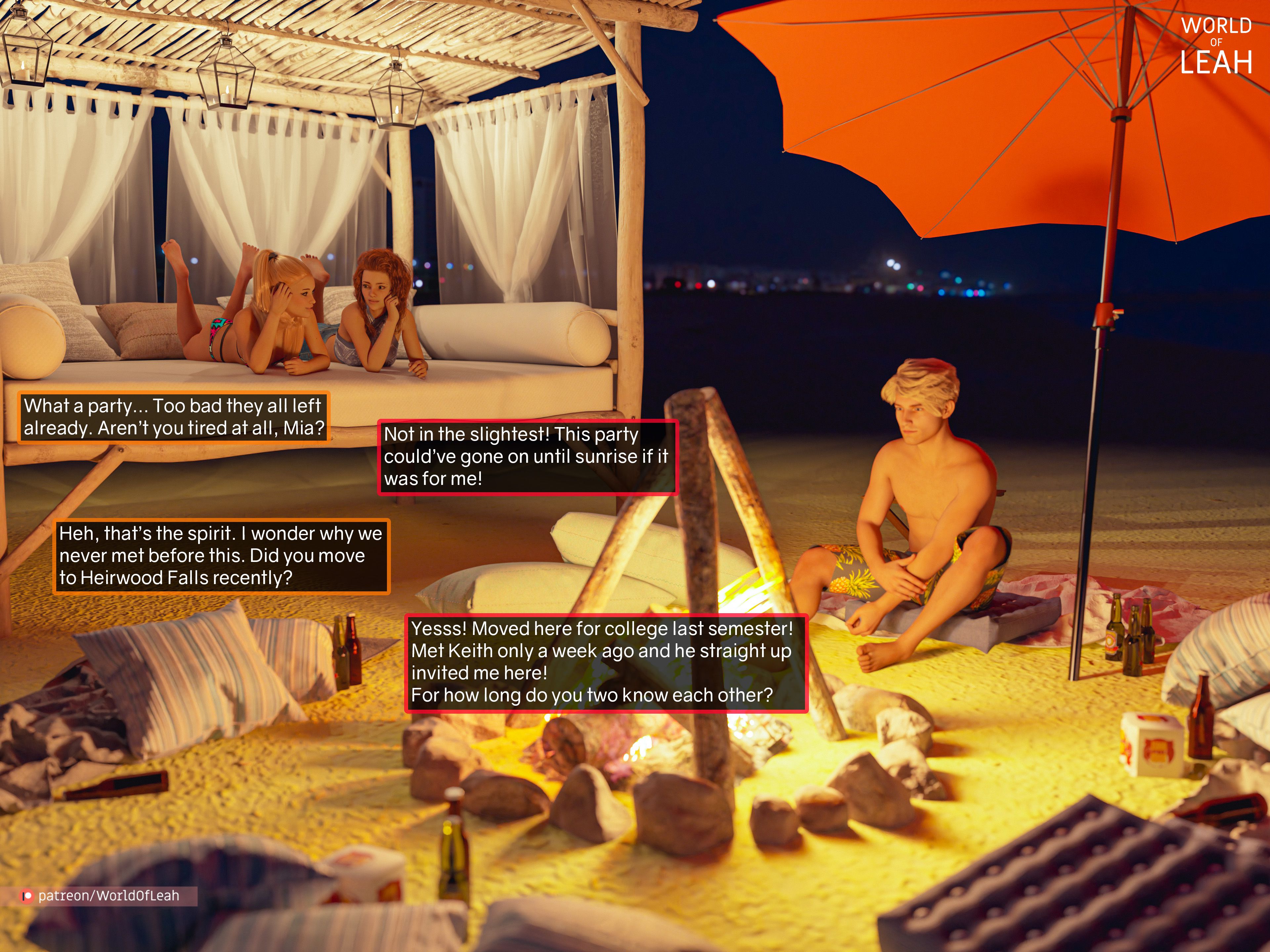 World Of Leah 3.5 . Take Me On the Beach - [World Of Leah] – page 1