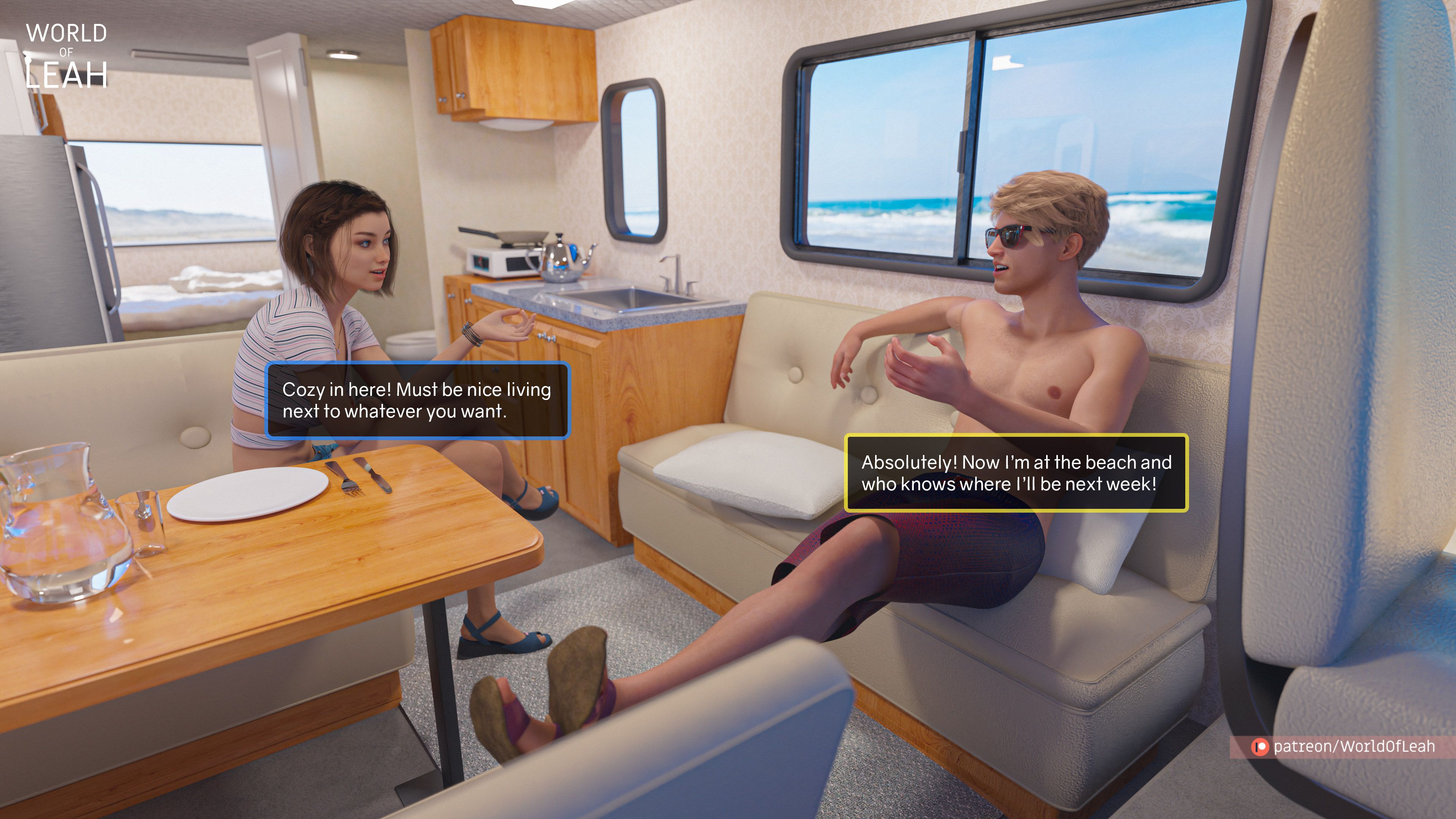 World Of Leah 3.16 . Birthday With Benefits - [World Of Leah] – page 4