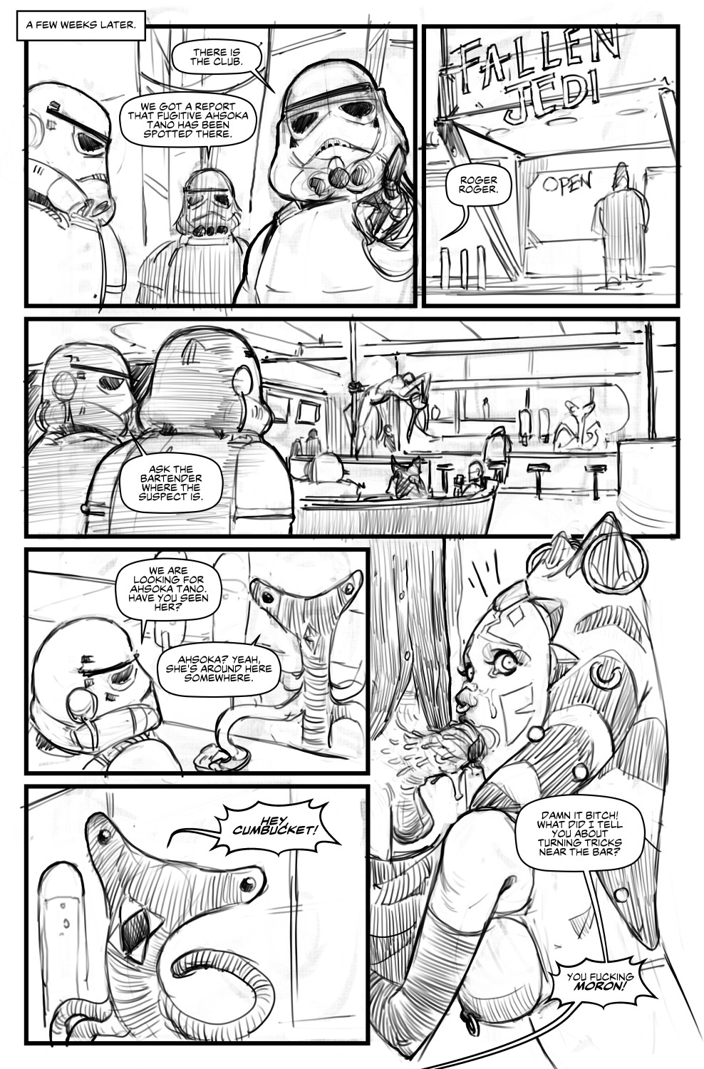Escape from Order 66 (Star Wars) [Disclaimer] 1 . Escape from Order 66 - Chapter 1 (Star Wars) [Disclaimer] – page 14