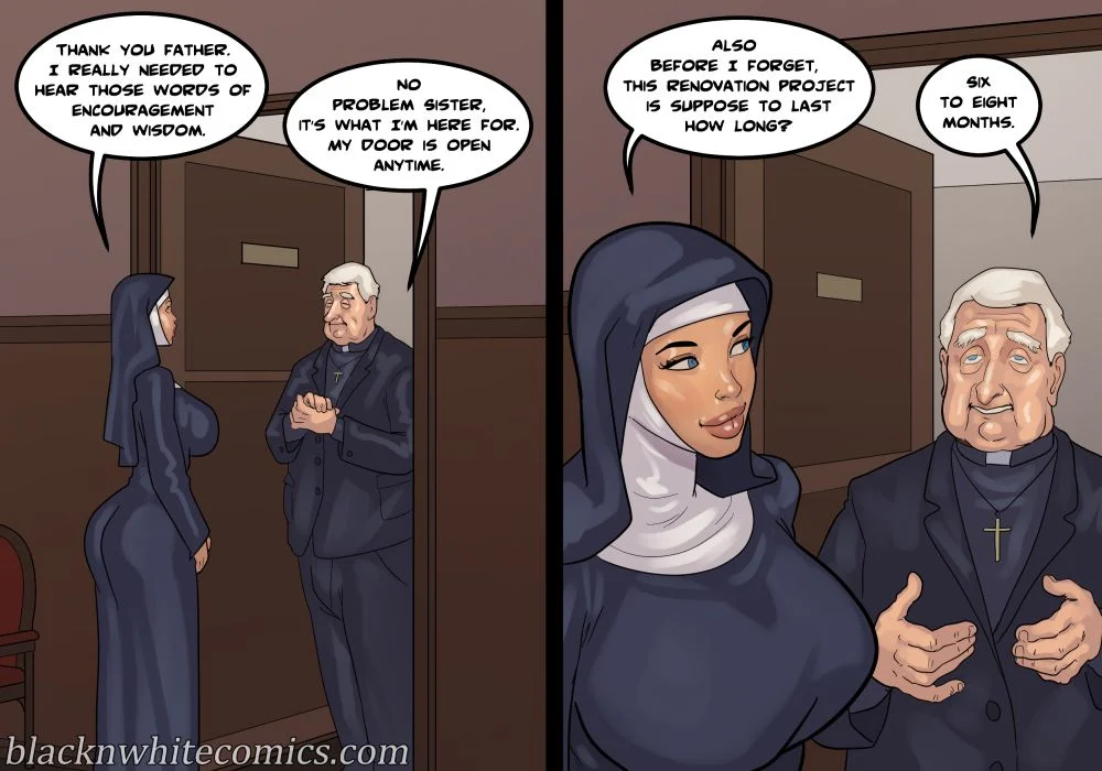 Black Devotion [BlackNWhiteComics] 1 . Black Devotion - Chapter 1 [BlackNWhiteComics] – page 6