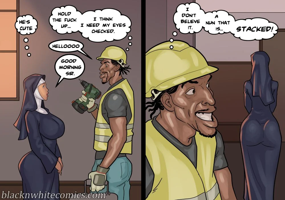 Black Devotion [BlackNWhiteComics] 1 . Black Devotion - Chapter 1 [BlackNWhiteComics] – page 7