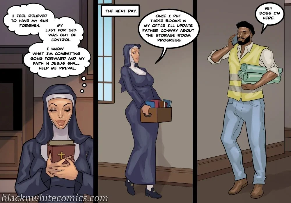 Black Devotion [BlackNWhiteComics] 1 . Black Devotion - Chapter 1 [BlackNWhiteComics] – page 108