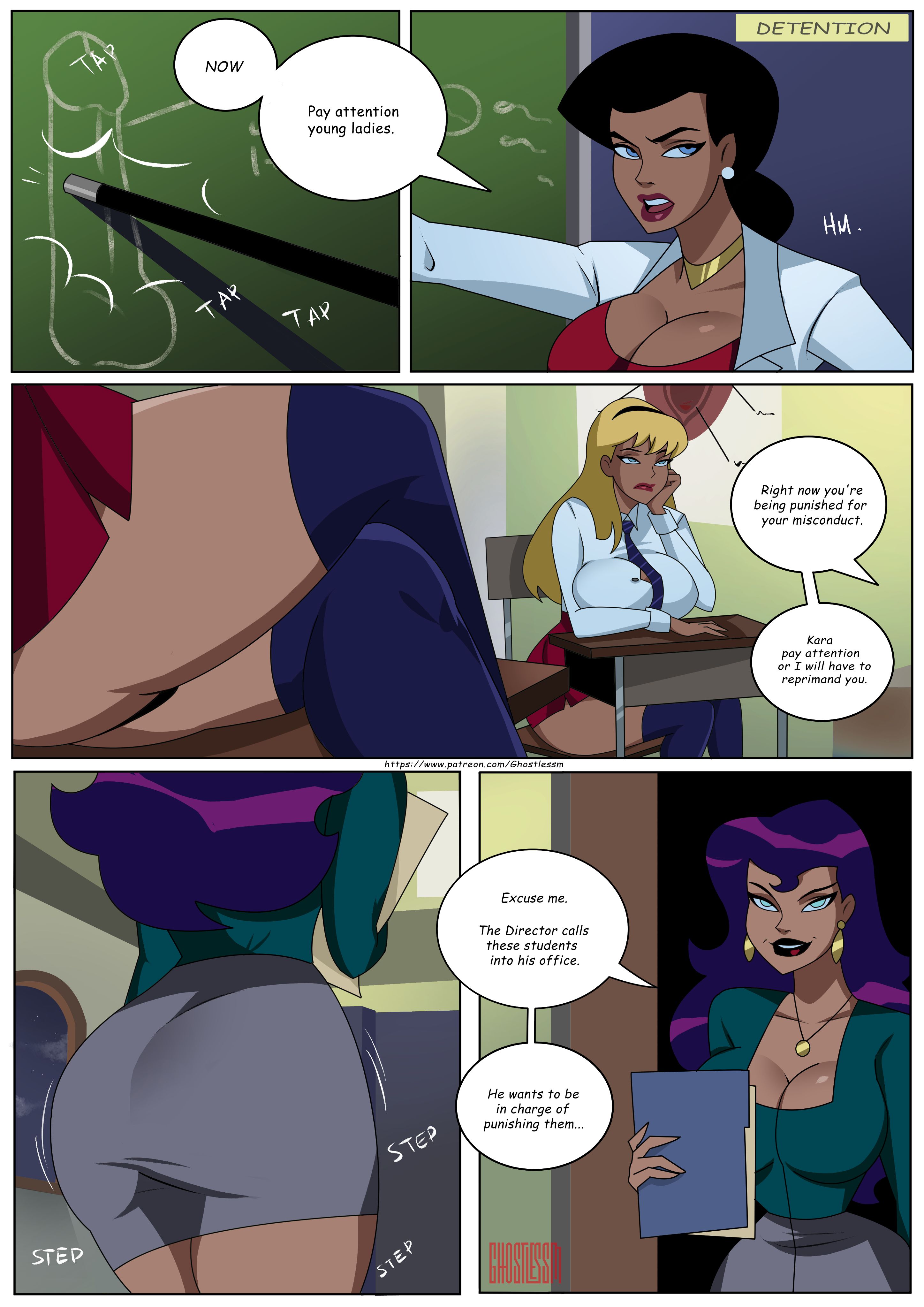 Hot Lessons (Justice League) [GhostlessM] 1 . Hot Lessons - Chapter 1 (Justice League) [GhostlessM] – page 2