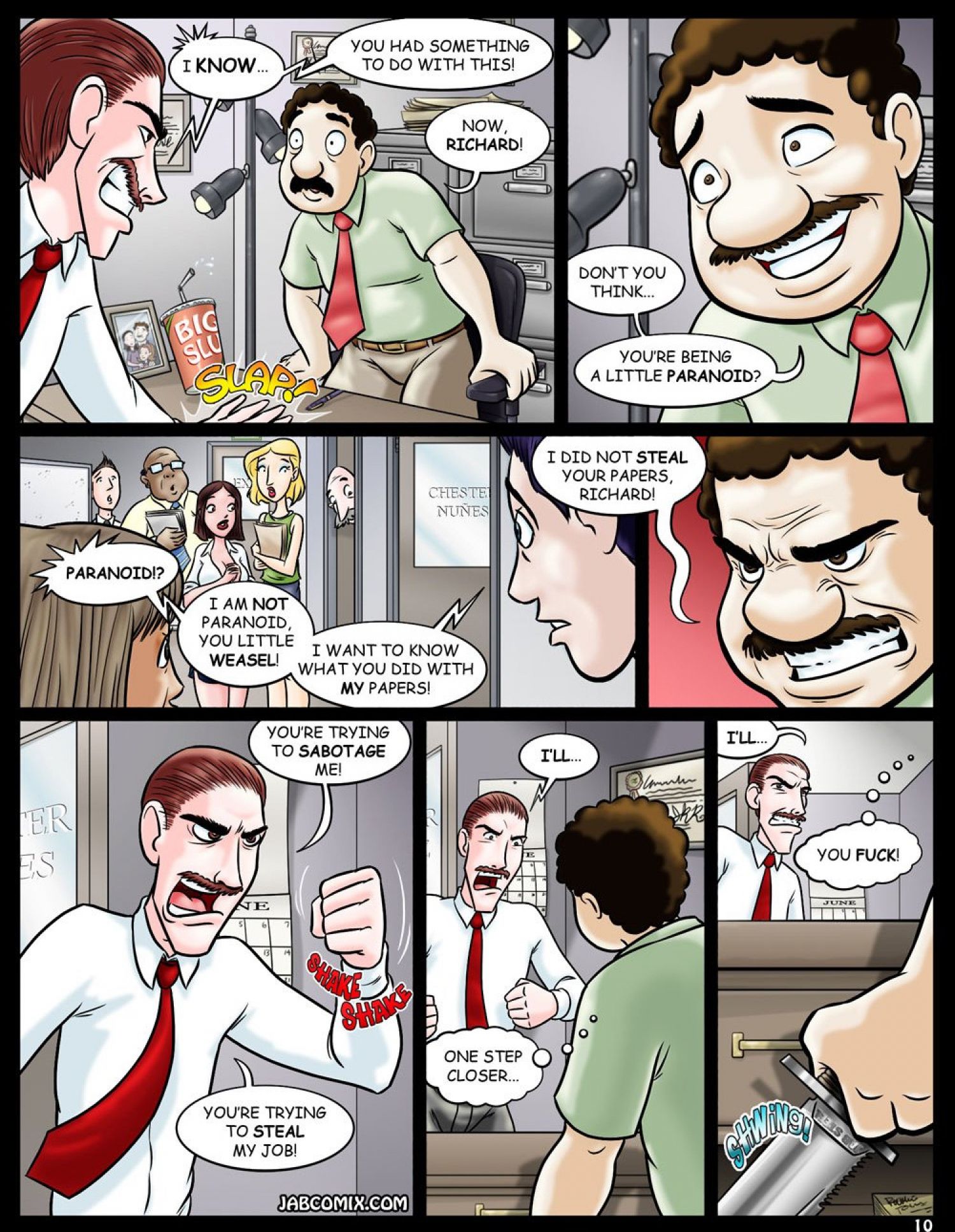 Ay Papi [JABComix] 13 . Ay Papi - Office Drama - Chapter 13 [JABComix] – page 11