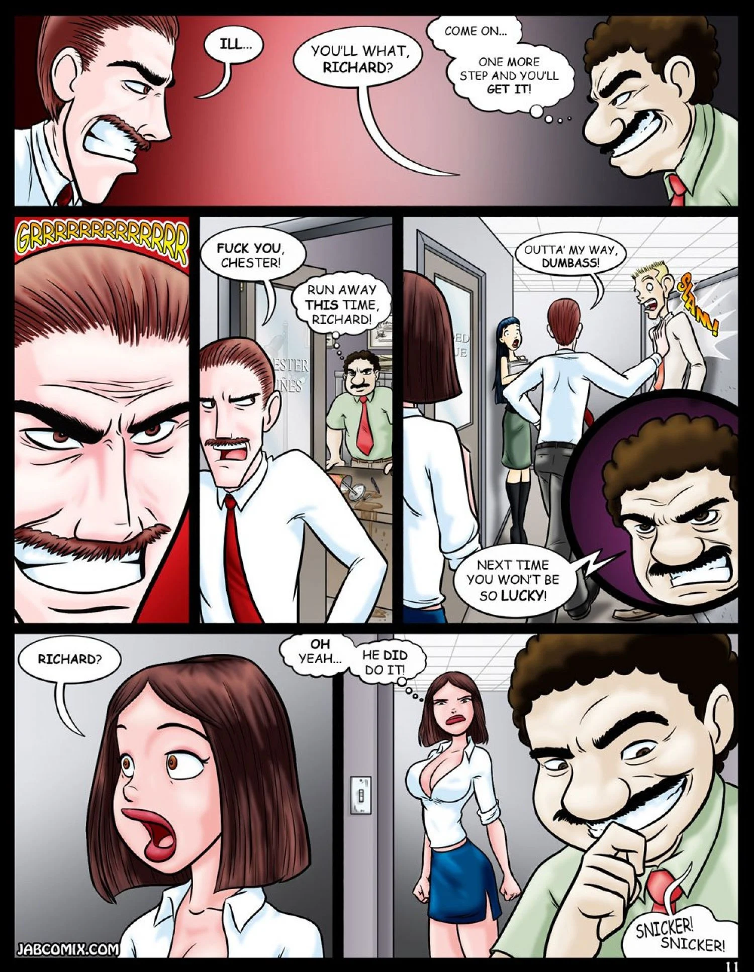 Ay Papi [JABComix] 13 . Ay Papi - Office Drama - Chapter 13 [JABComix] – page 12