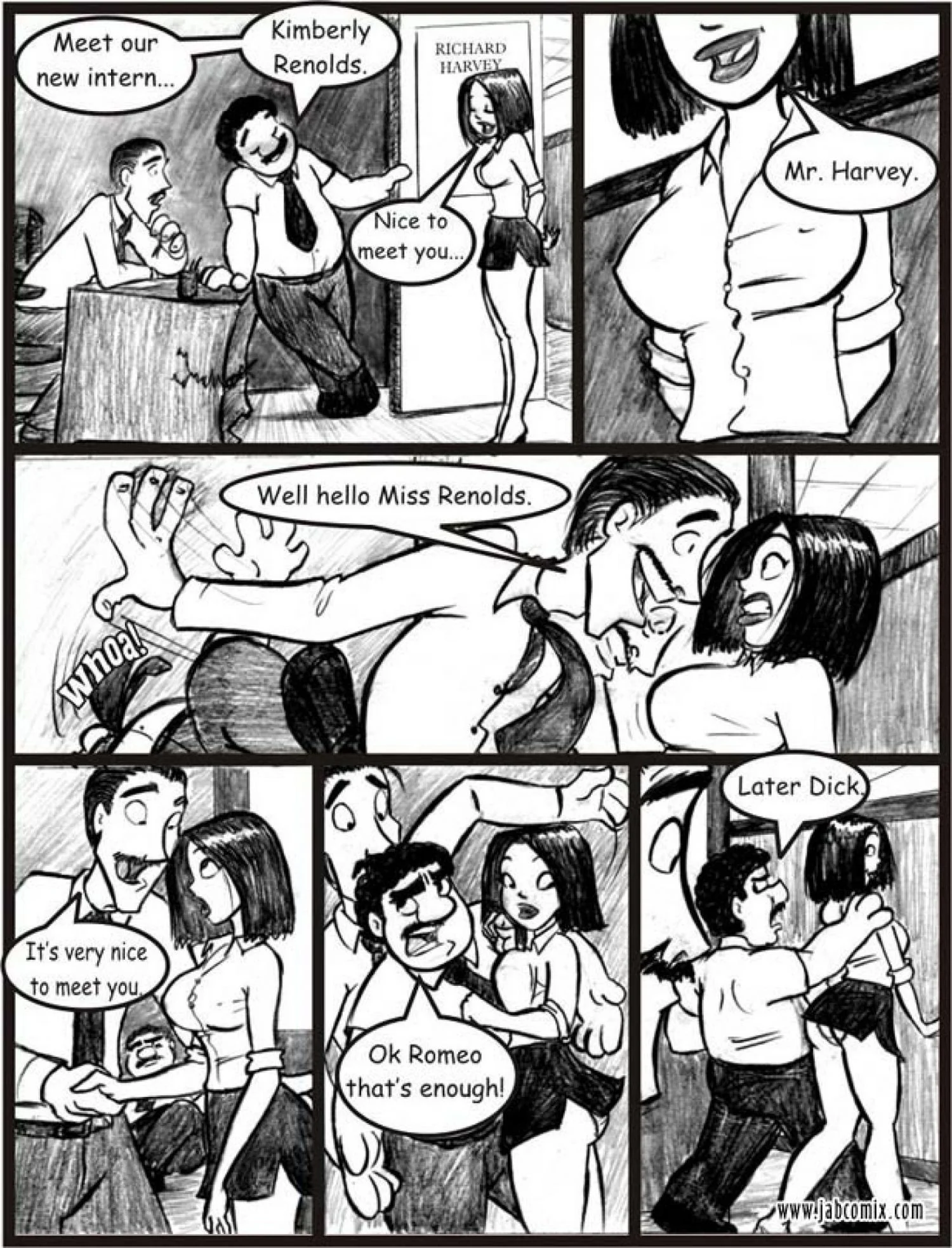 Ay Papi [JABComix] 2 . Ay Papi - The New Intern - Chapter 2 [JABComix] – page 4