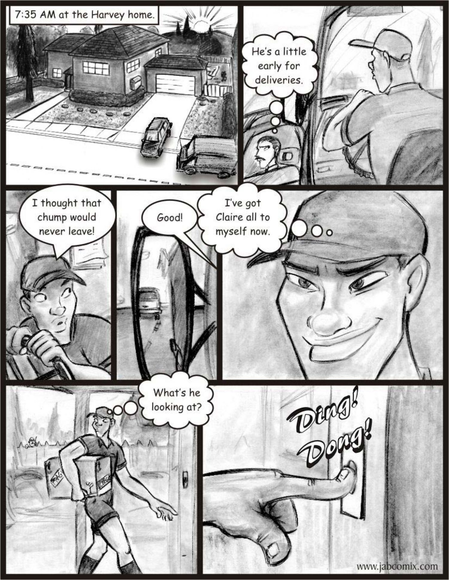 Ay Papi [JABComix] 7 . Ay Papi - Anal in the Car - Chapter 7 [JABComix] – page 2