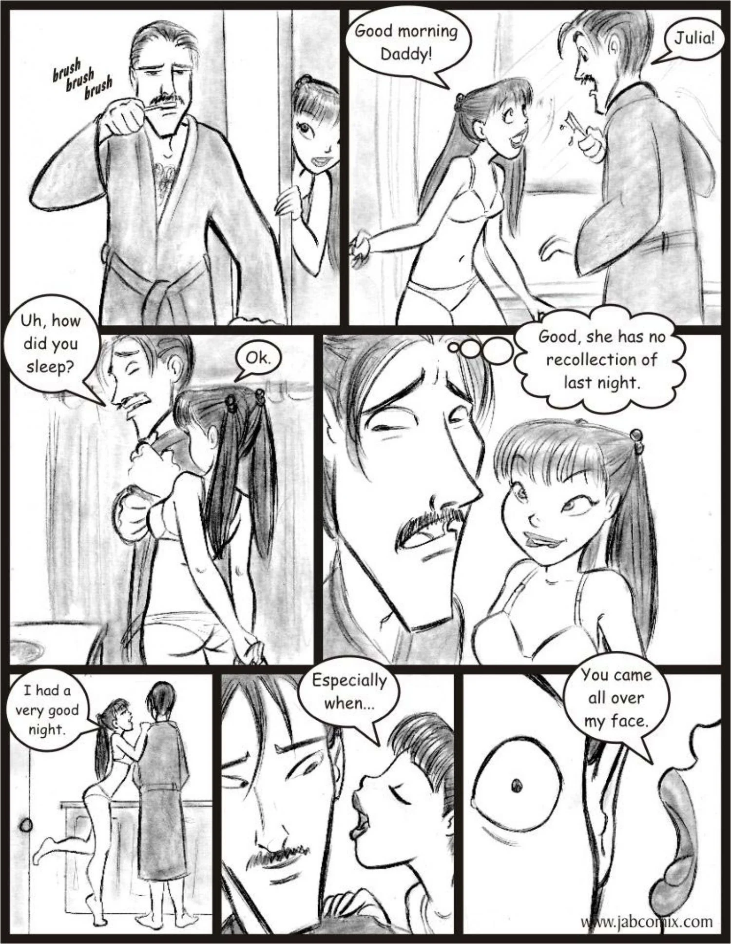 Ay Papi [JABComix] 6 . Ay Papi - Anal in the Bathroom - Chapter 6 [JABComix] – page 2