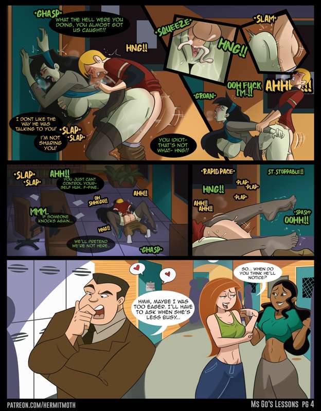 Ms. Go’s Lessons (Kim Possible) [Hermit Moth] 1 . Ms. Go's Lessons - LQ - Chapter 1 (Kim Possible) [Hermit Moth] – page 4