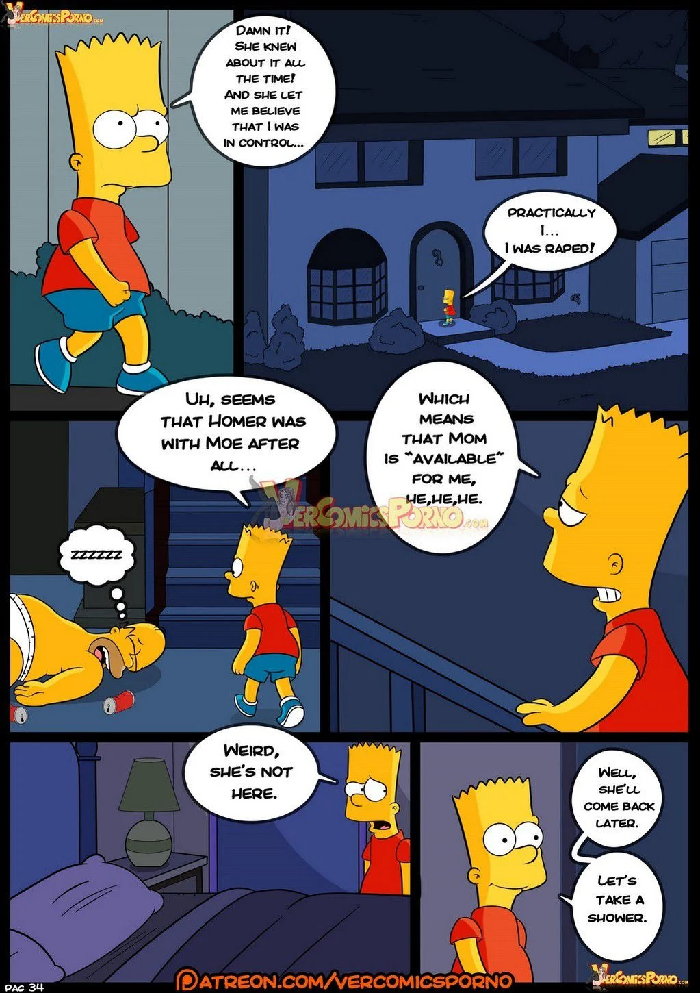 Old Habits (The Simpsons) [Croc] 8 . Old Habits - Chapter 8 (The Simpsons) [Croc] – page 35