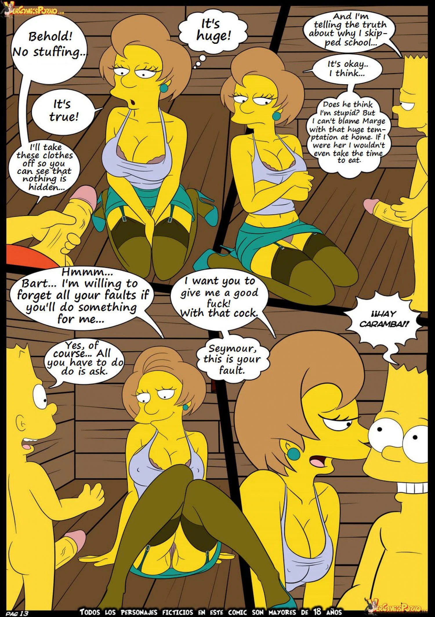 Old Habits (The Simpsons) [Croc] 5 . Old Habits - Chapter 5 (The Simpsons) [Croc] – page 14