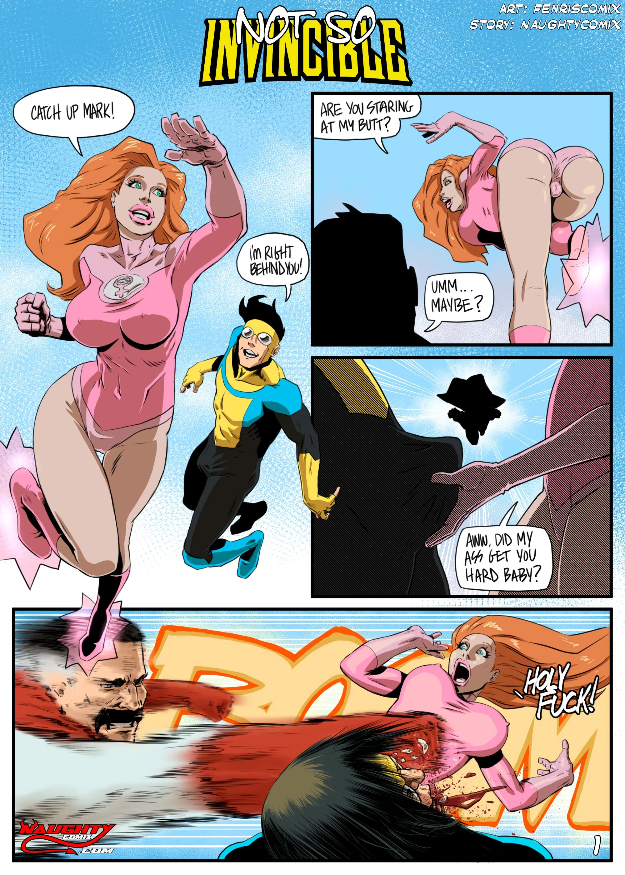 Not so Invincible (Invincible) [NaughtyComix , FenrisComix] 1 . Not so Invincible - Chapter 1 (Invincible) [NaughtyComix , FenrisComix] – page 1