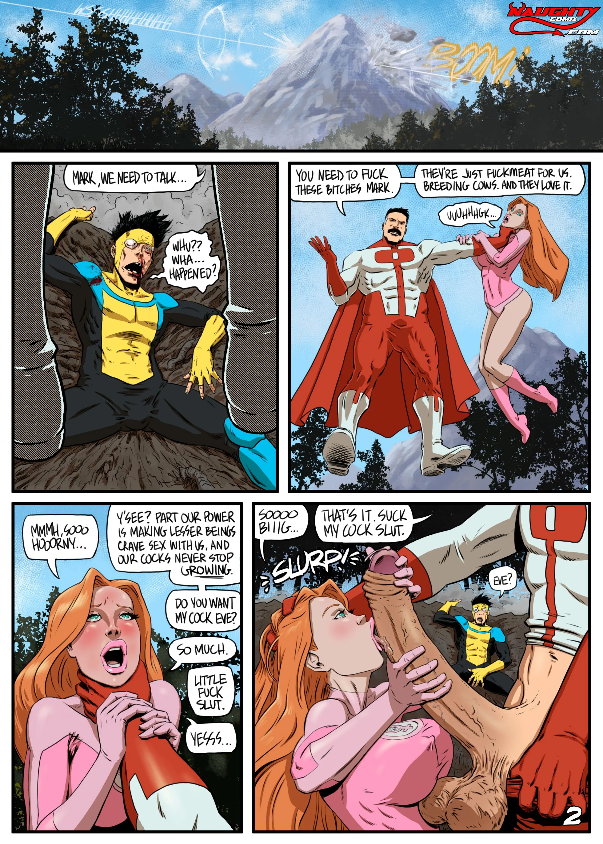 Not so Invincible (Invincible) [NaughtyComix , FenrisComix] 1 . Not so Invincible - Chapter 1 (Invincible) [NaughtyComix , FenrisComix] – page 2