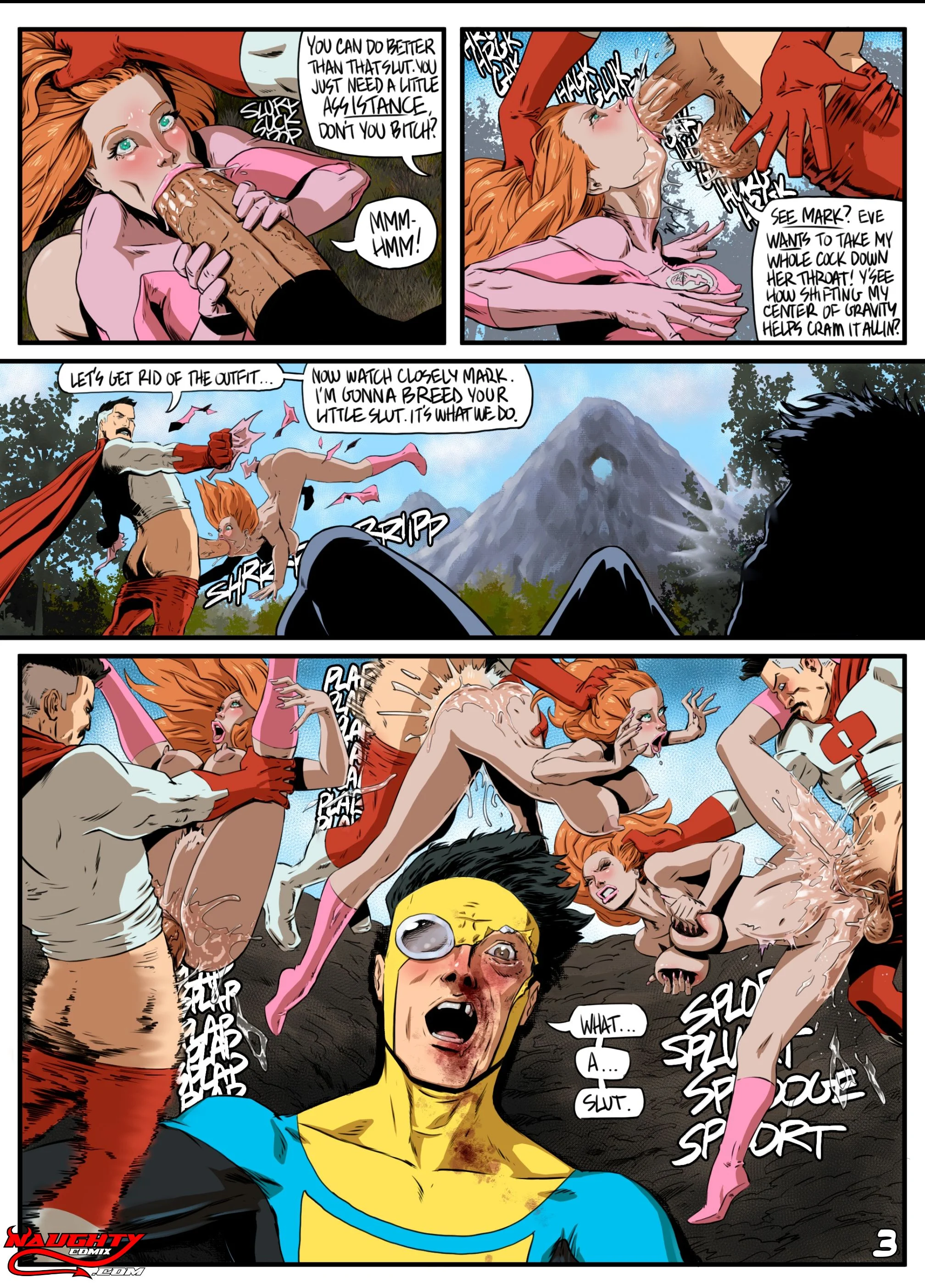 Not so Invincible (Invincible) [NaughtyComix , FenrisComix] 1 . Not so Invincible - Chapter 1 (Invincible) [NaughtyComix , FenrisComix] – page 3