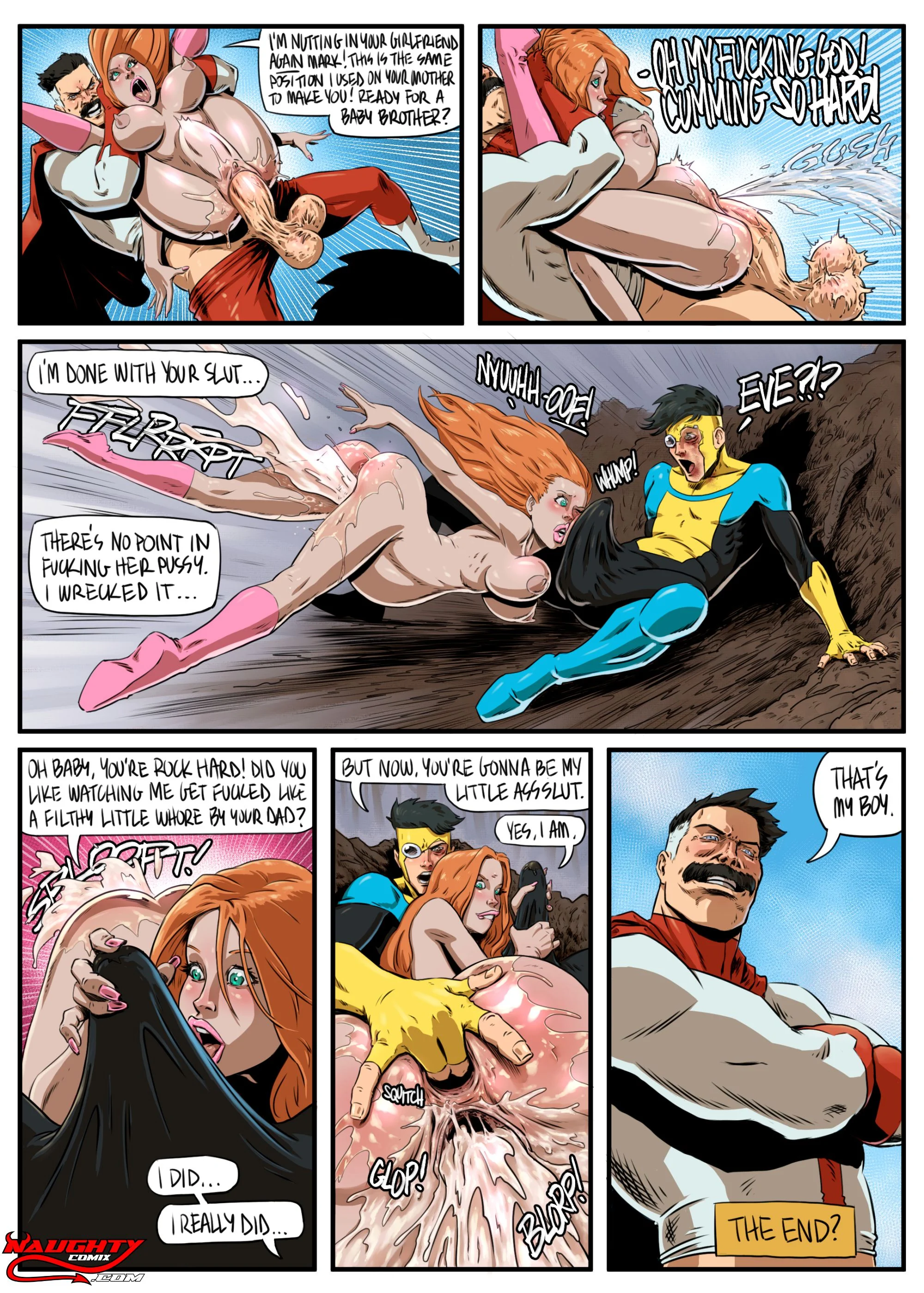 Not so Invincible (Invincible) [NaughtyComix , FenrisComix] 1 . Not so Invincible - Chapter 1 (Invincible) [NaughtyComix , FenrisComix] – page 4