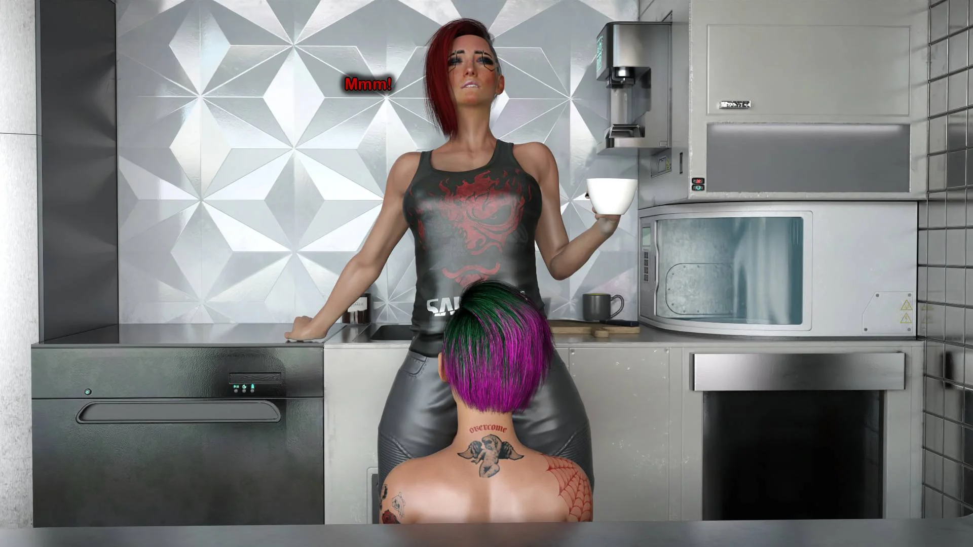 Confronting Judy (Cyberpunk 2077) [Serge3DX] 1 . Confronting Judy - Chapter 1 (Cyberpunk 2077) [Serge3DX] – page 71