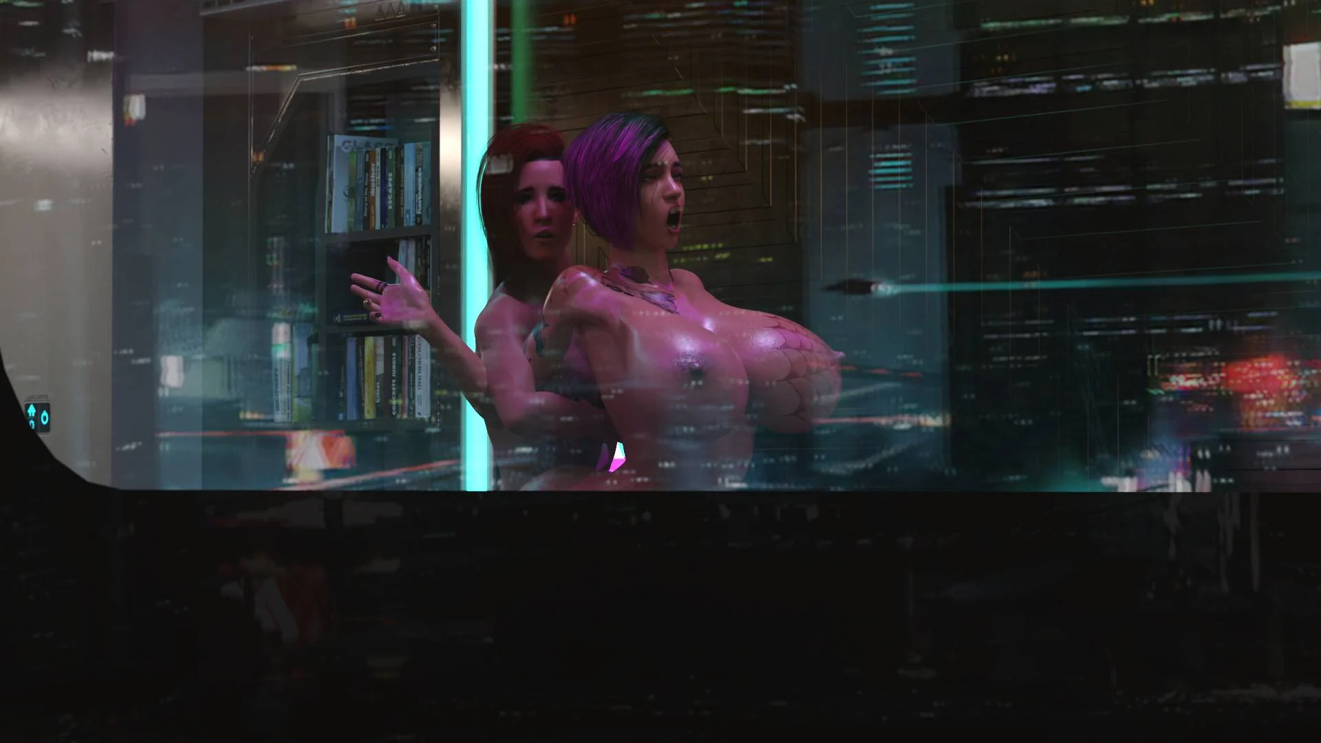 Confronting Judy (Cyberpunk 2077) [Serge3DX] 1.5 . Confronting Judy - Textless - Chapter 1 (Cyberpunk 2077) [Serge3DX] – page 34
