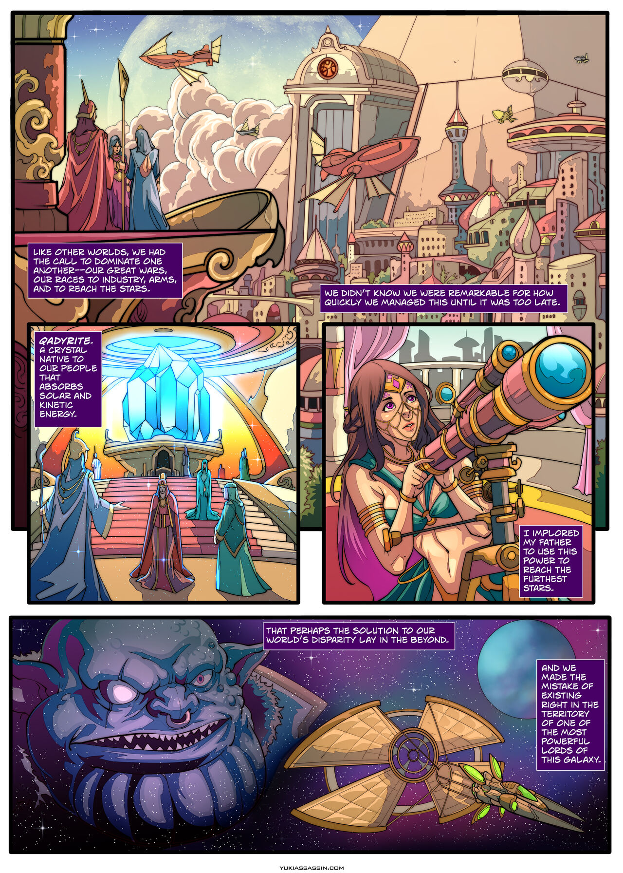 Kyra (Yuki: Space Assassin) [SkyFantasy] 1 . Kyra - Chapter 1 (Yuki: Space Assassin) [SkyFantasy] – page 3