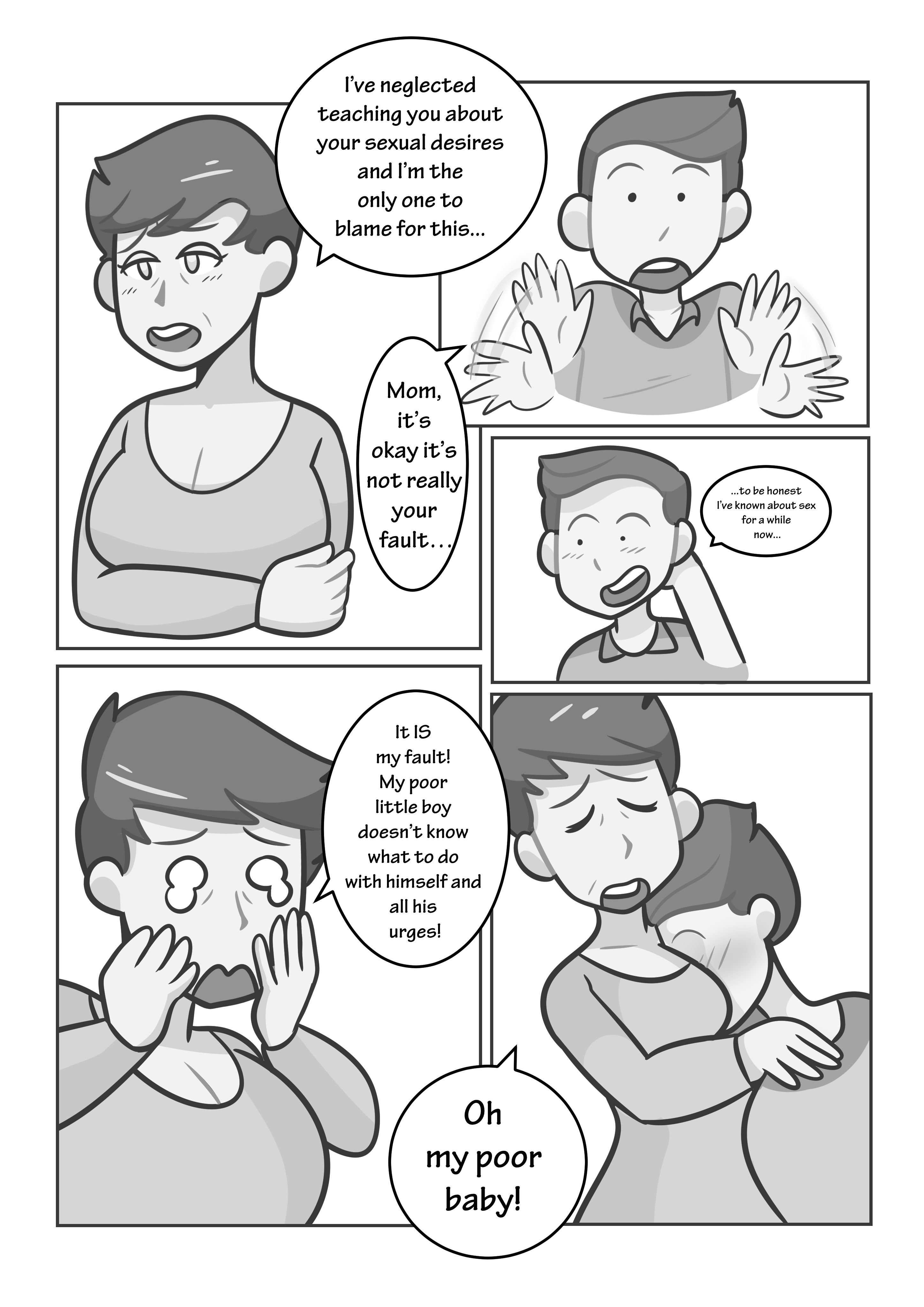 Uhh Mom, Why Are You Taking Your Clothes Off? [DeadEndDraws] 1 . Uhh Mom, Why Are You Taking Your Clothes Off? - Chapter 1 [DeadEndDraws] – page 4