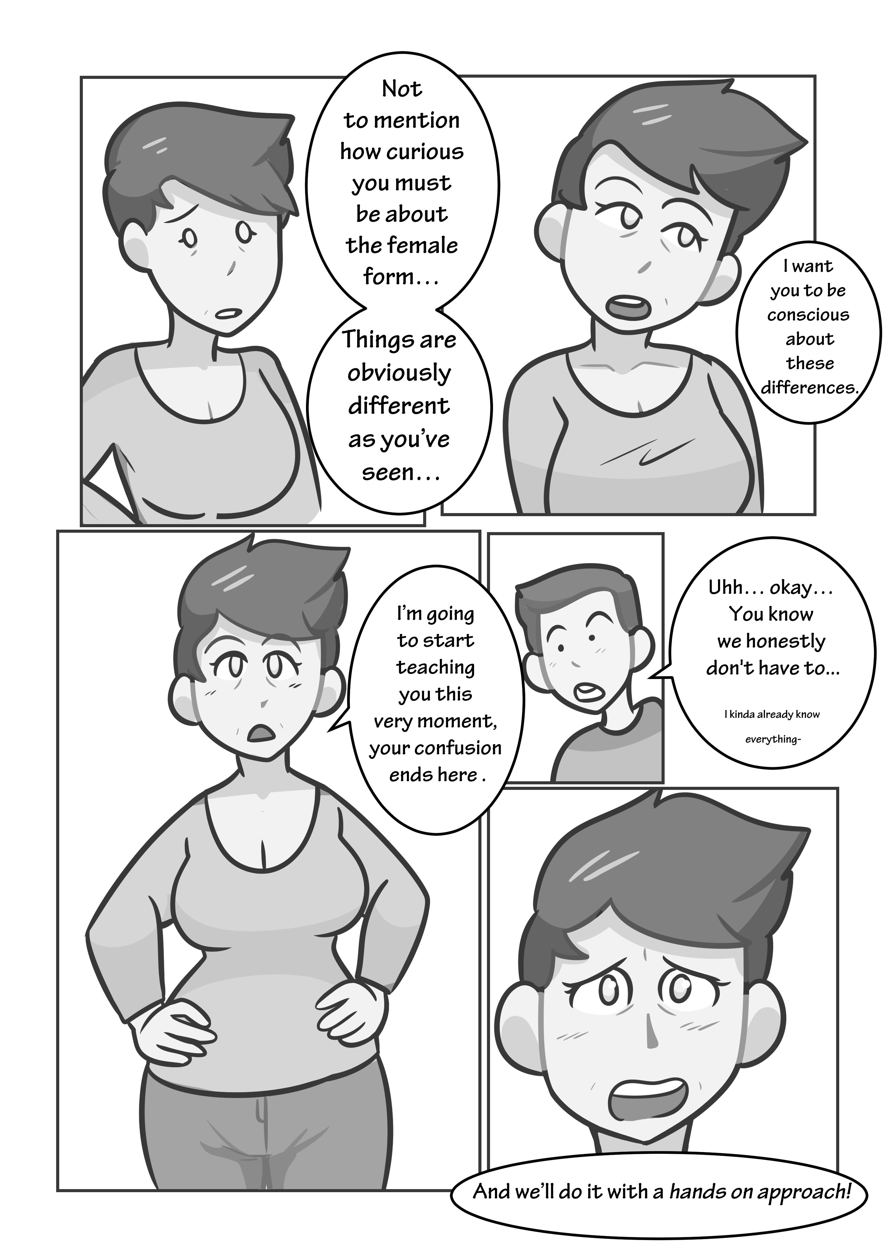 Uhh Mom, Why Are You Taking Your Clothes Off? [DeadEndDraws] 1 . Uhh Mom, Why Are You Taking Your Clothes Off? - Chapter 1 [DeadEndDraws] – page 5