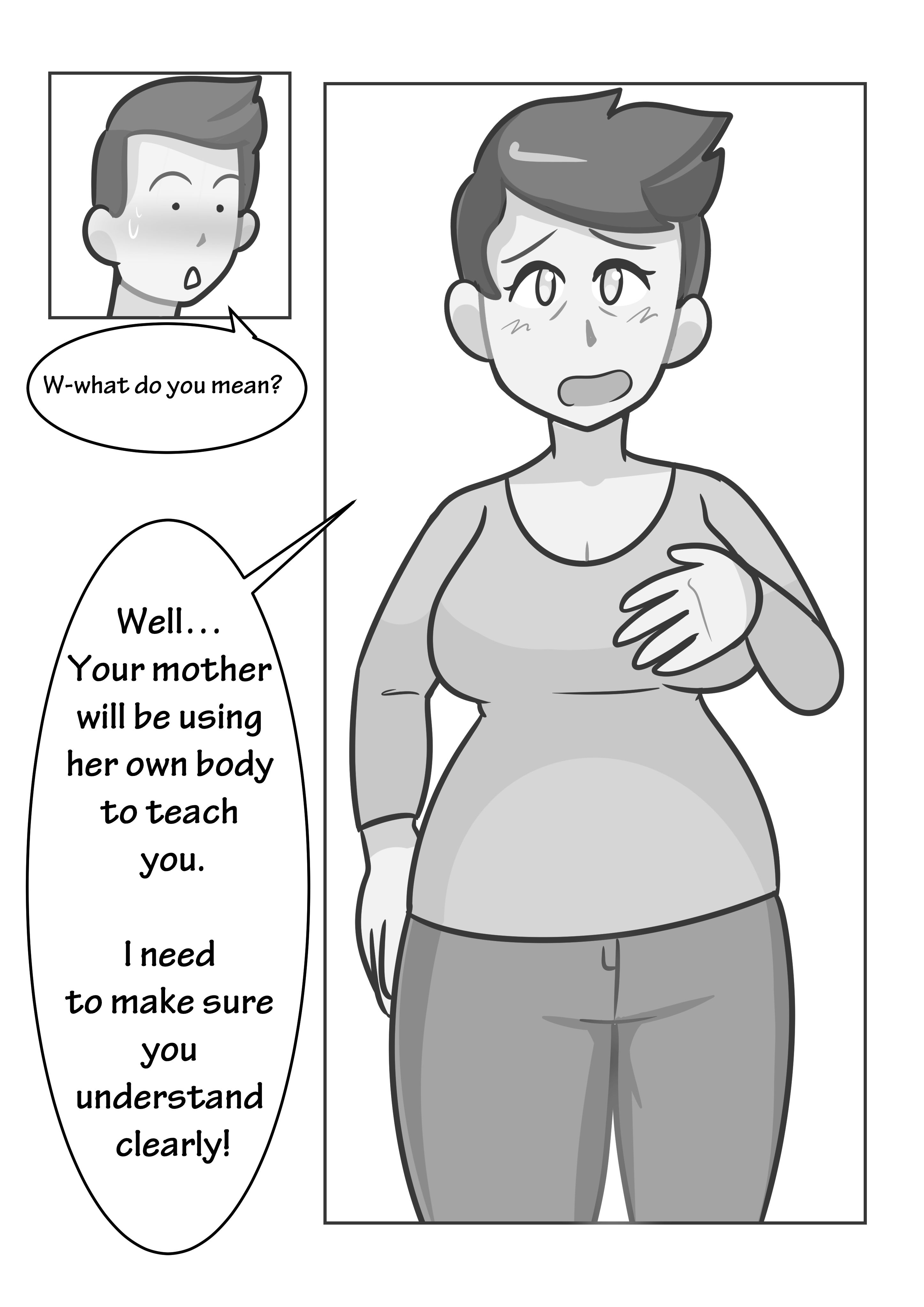Uhh Mom, Why Are You Taking Your Clothes Off? [DeadEndDraws] 1 . Uhh Mom, Why Are You Taking Your Clothes Off? - Chapter 1 [DeadEndDraws] – page 6