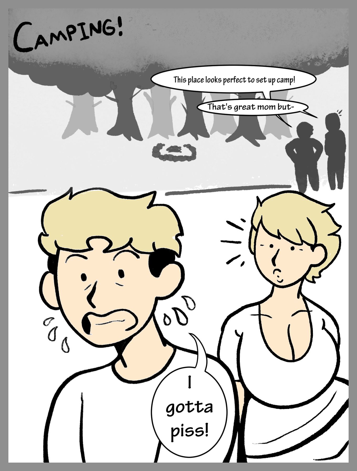 Camping With Mom! [DeadEndDraws] 1 . Camping With Mom! - Chapter 1 [DeadEndDraws] – page 1
