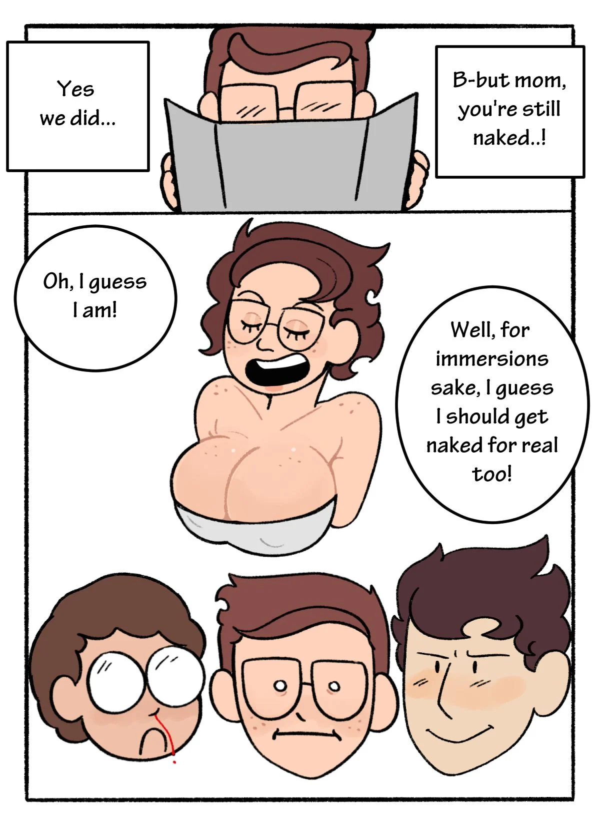 Mom! Don’t Interrupt Our DnD Campaign! [DeadEndDraws] 2 . Mom! Don't Interrupt Our DnD Campaign! - Chapter 2 [DeadEndDraws] – page 16