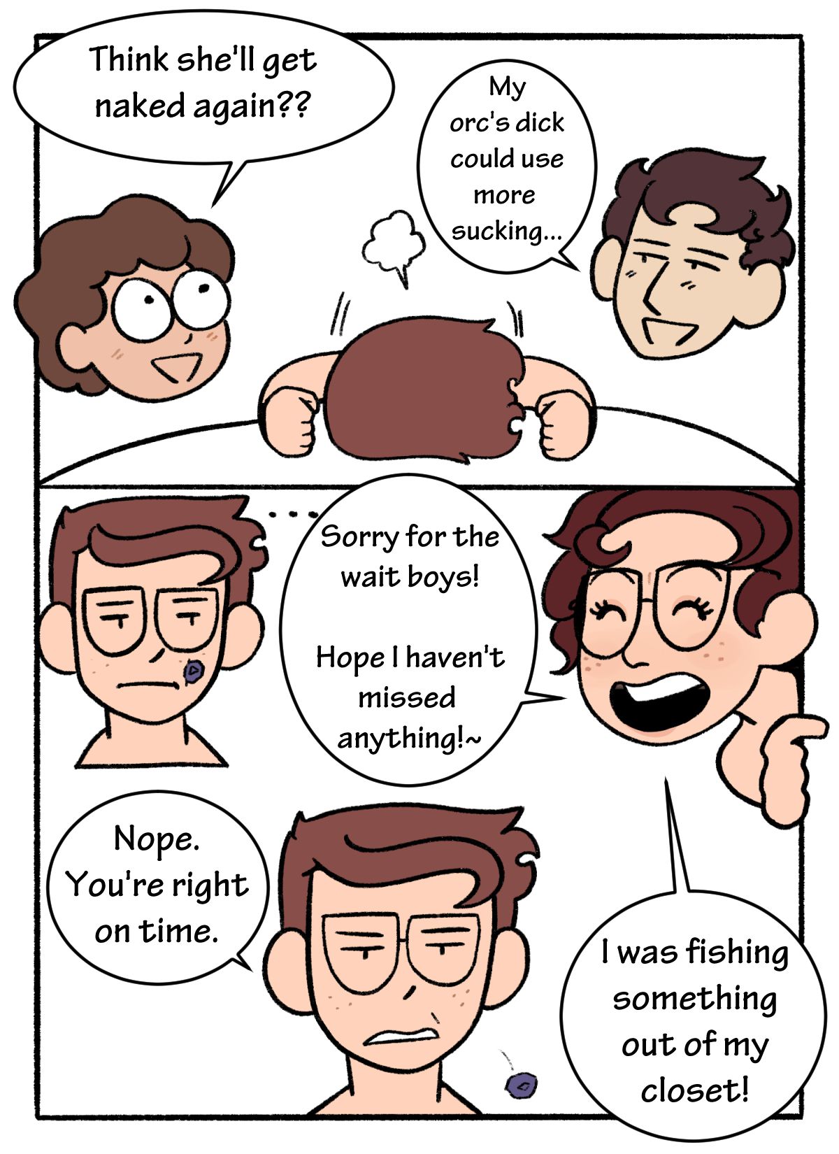 Mom! Don’t Interrupt Our DnD Campaign! [DeadEndDraws] 2 . Mom! Don't Interrupt Our DnD Campaign! - Chapter 2 [DeadEndDraws] – page 2